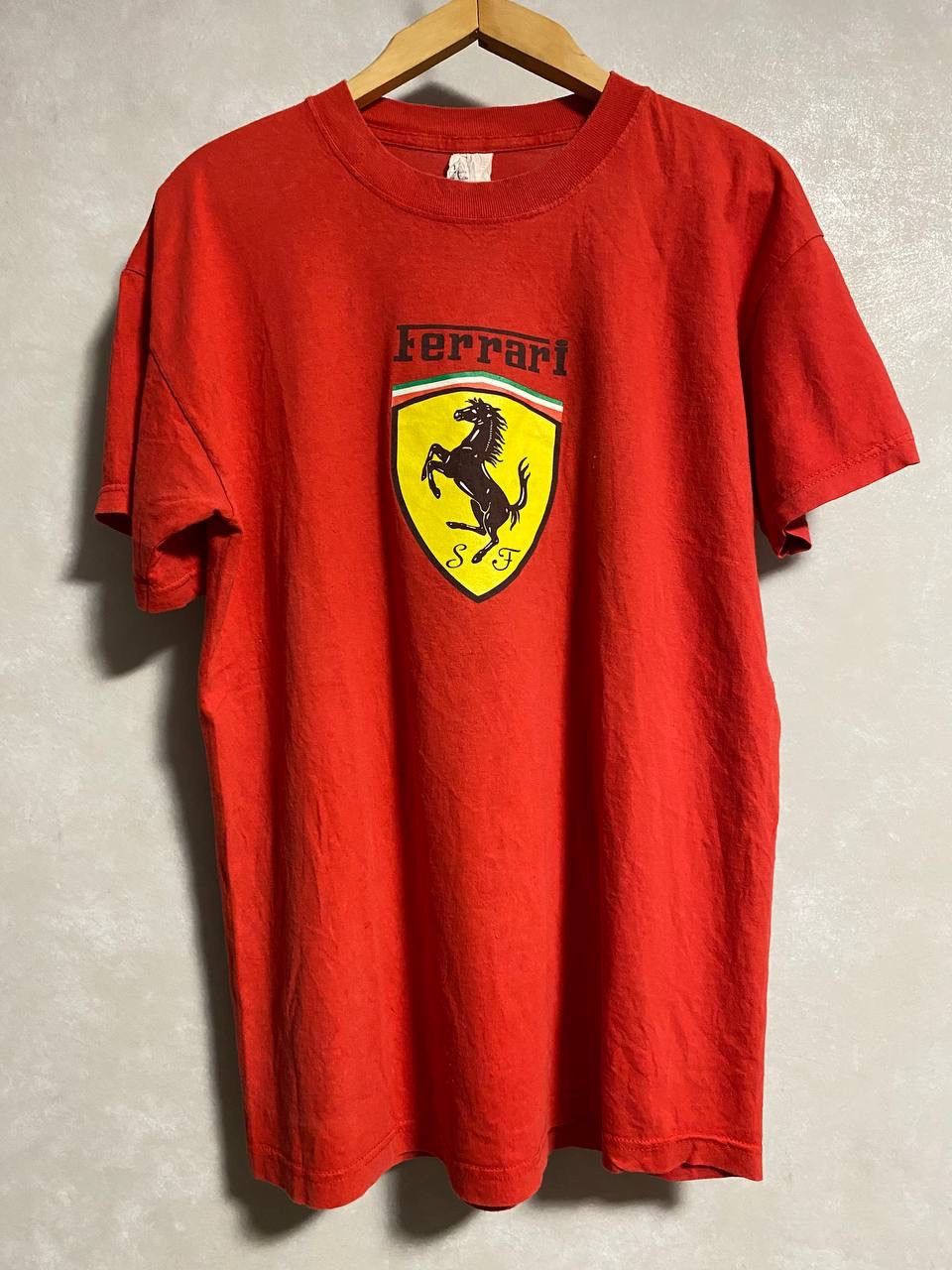 Ferrari × Vintage Vintage Ferrari Logo Printed Cotton Tee Size US M / EU 48-50 / 2 - 1 Thumbnail