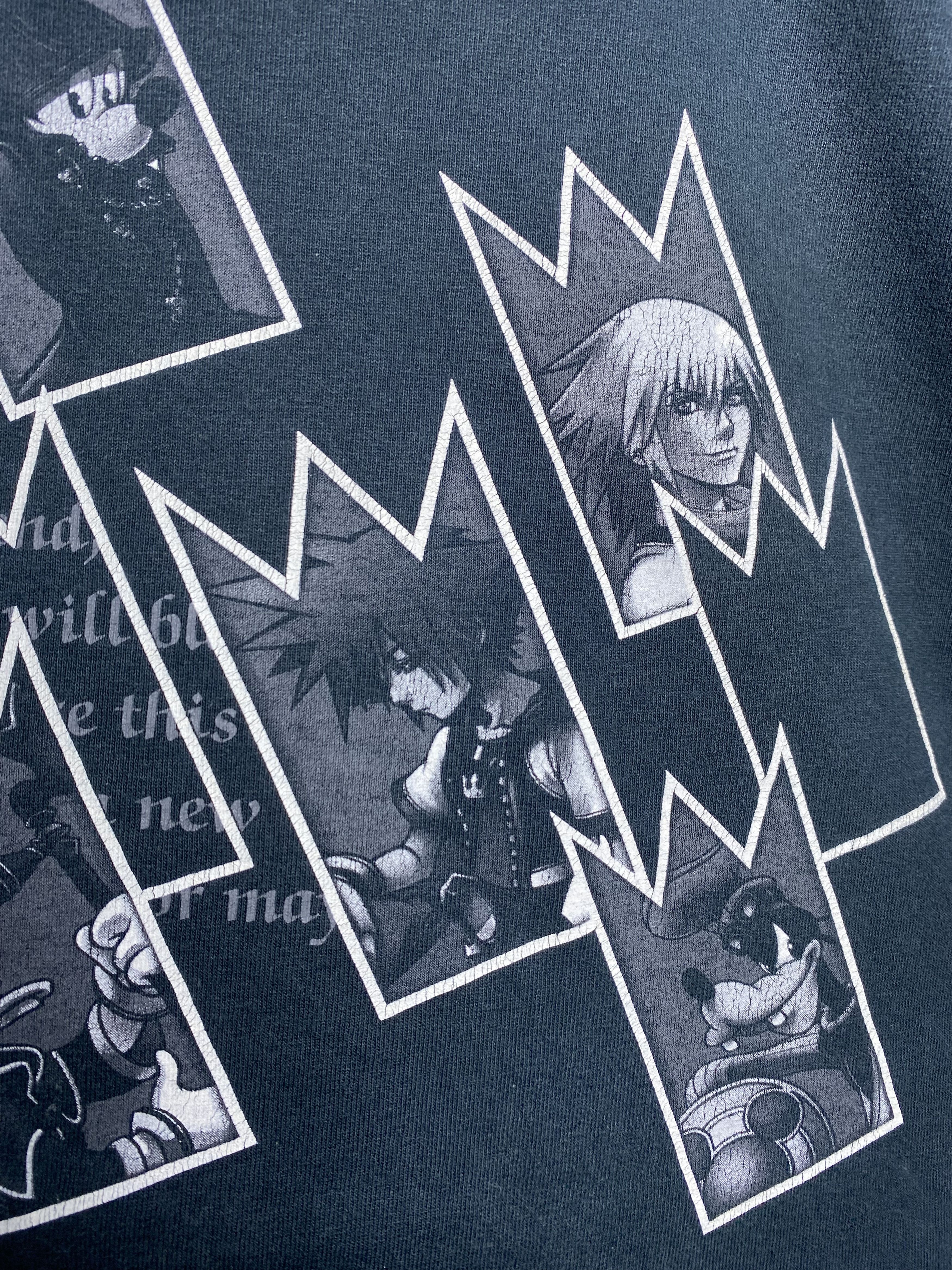 Disney Rare Vintage Disney Kingdom Hearts Game T-shirt Size US M / EU 48-50 / 2 - 5 Thumbnail