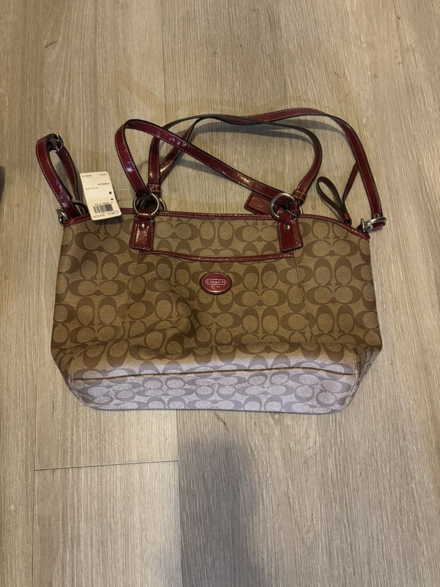 Coach Coach Monogram Gold Peyton Pocket Size ONE SIZE - 1 Thumbnail