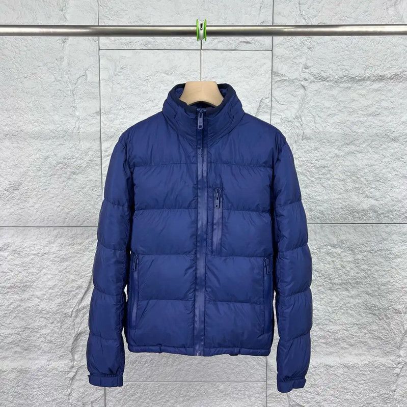 Prada Prada Men's Large Navy Down Jacket Size US L / EU 52-54 / 3 - 1 Thumbnail