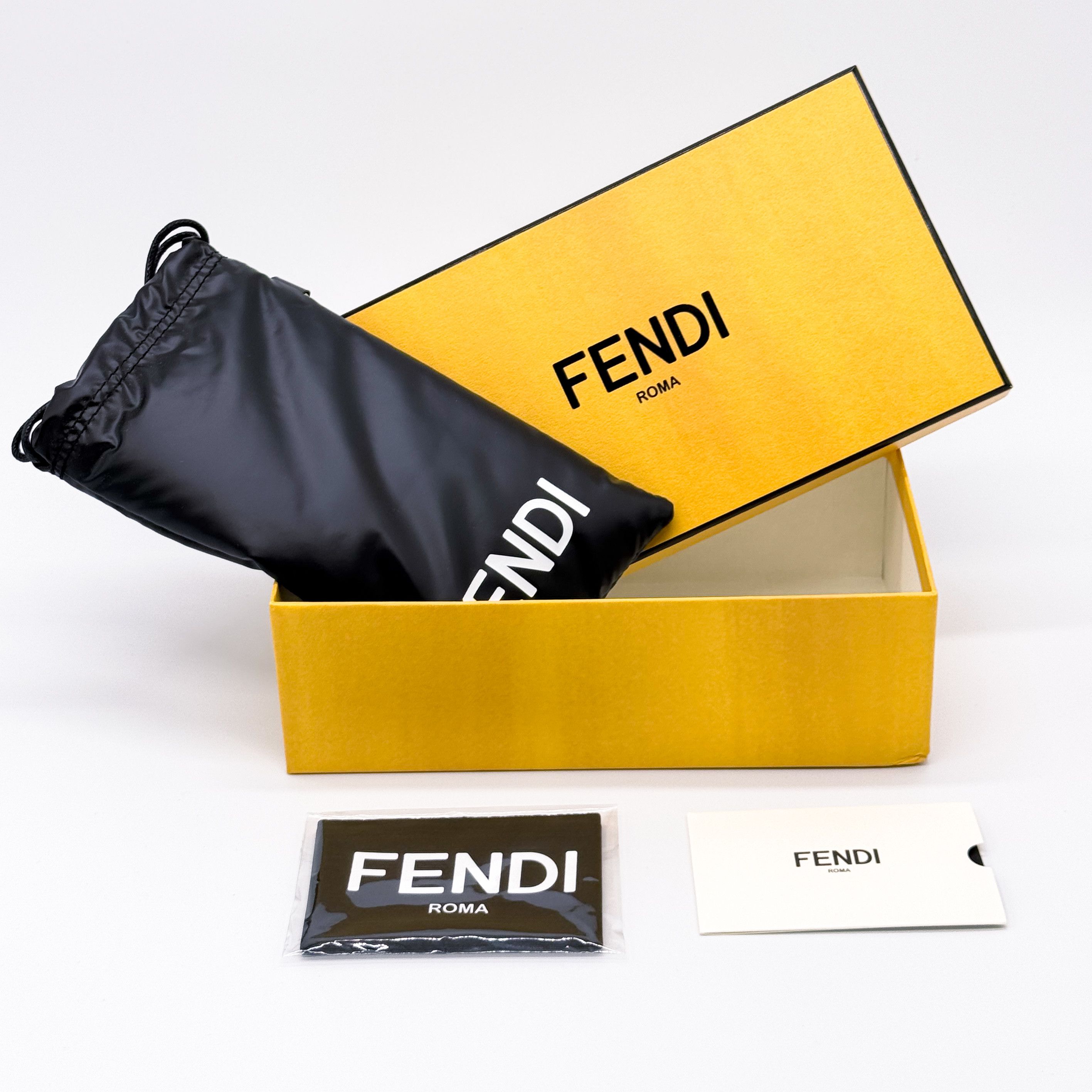 Fendi NEW FENDI FE40063F 20A GREY WOMEN SUNGLASSES FENDI Size ONE SIZE - 8 Thumbnail