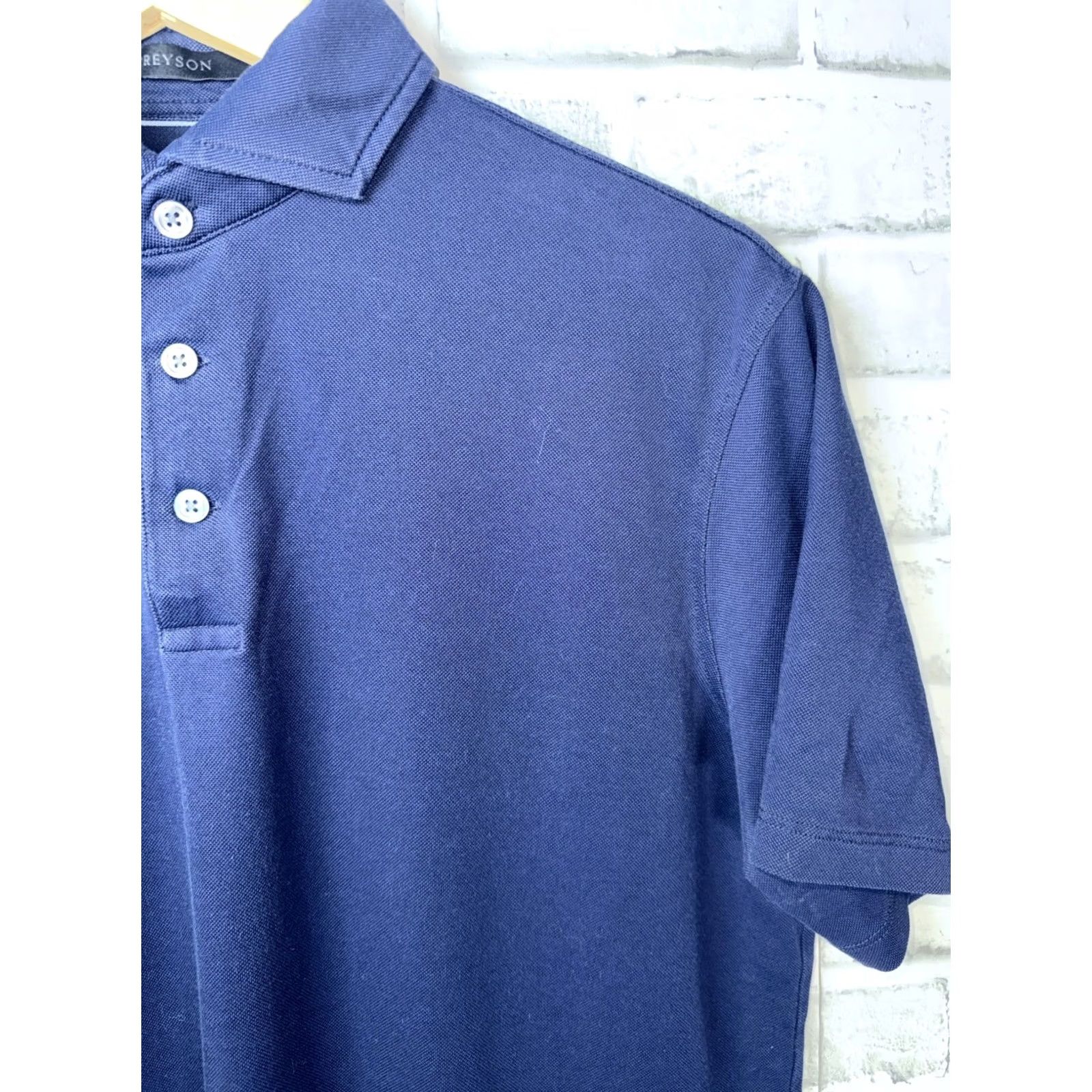 Vintage Greyson Golf Polo Shirt Men’s Small NAVY BLUE Peru Size US S / EU 44-46 / 1 - 3 Thumbnail