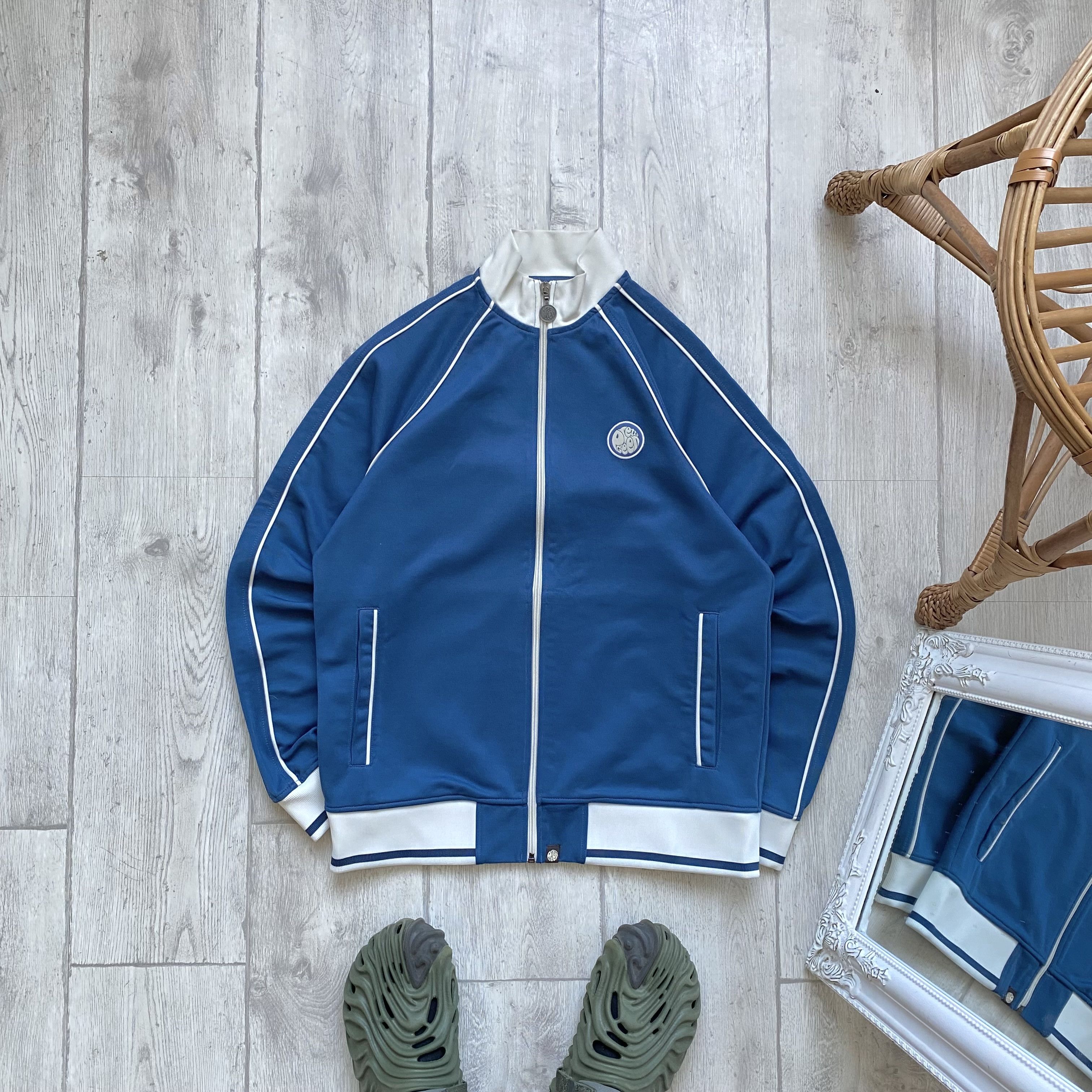 Fred Perry × Stussy fred perry x stussy tape track jacket rare zip