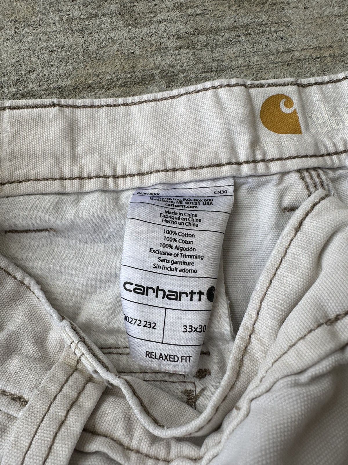 Carhartt × Vintage Carhartt Baggy Cargo Workwear Pants Size US 33 - 7 Thumbnail