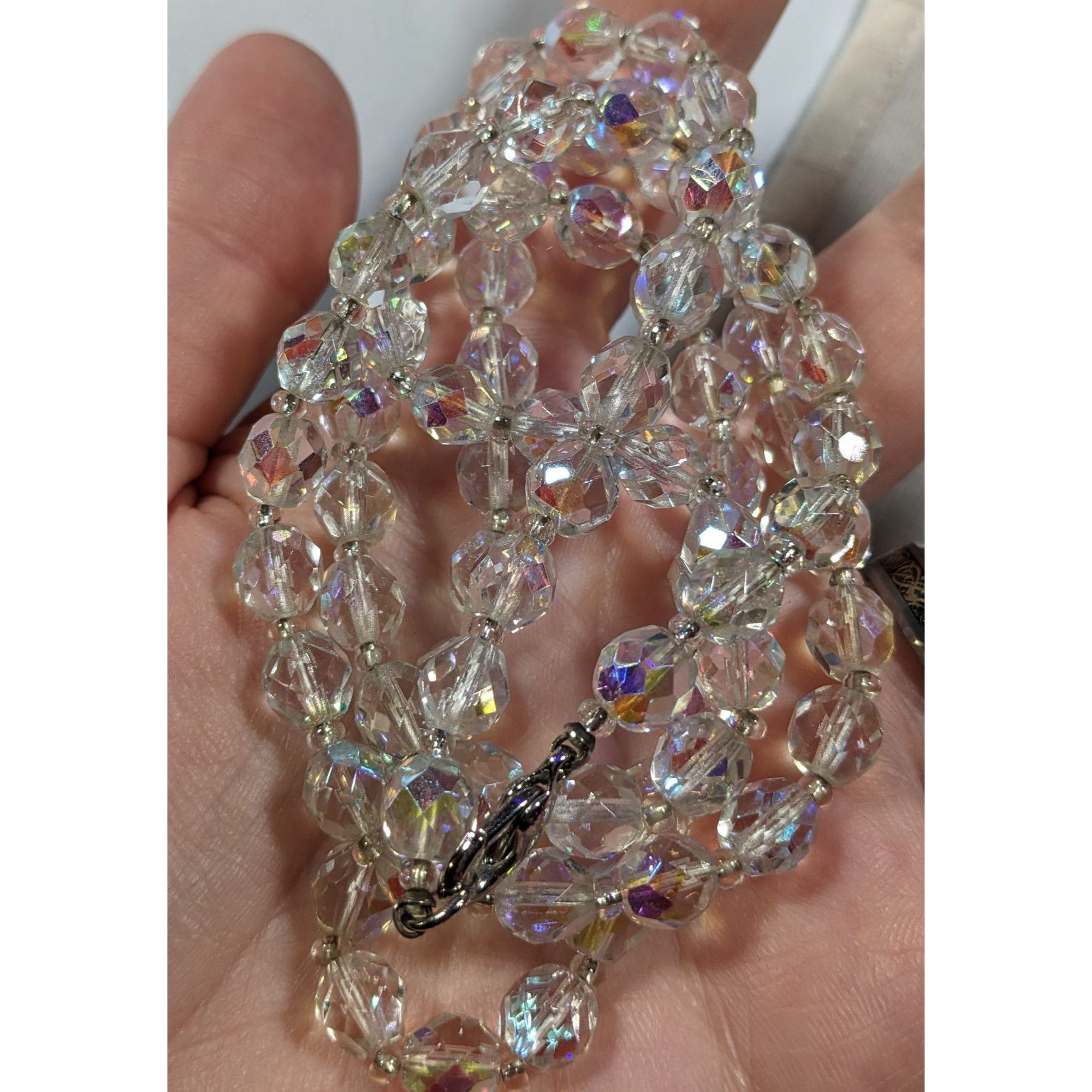 Other Whimsical Elegant Aurora Borealis Crystal Glass Beaded Neckl Size ONE SIZE - 4 Thumbnail