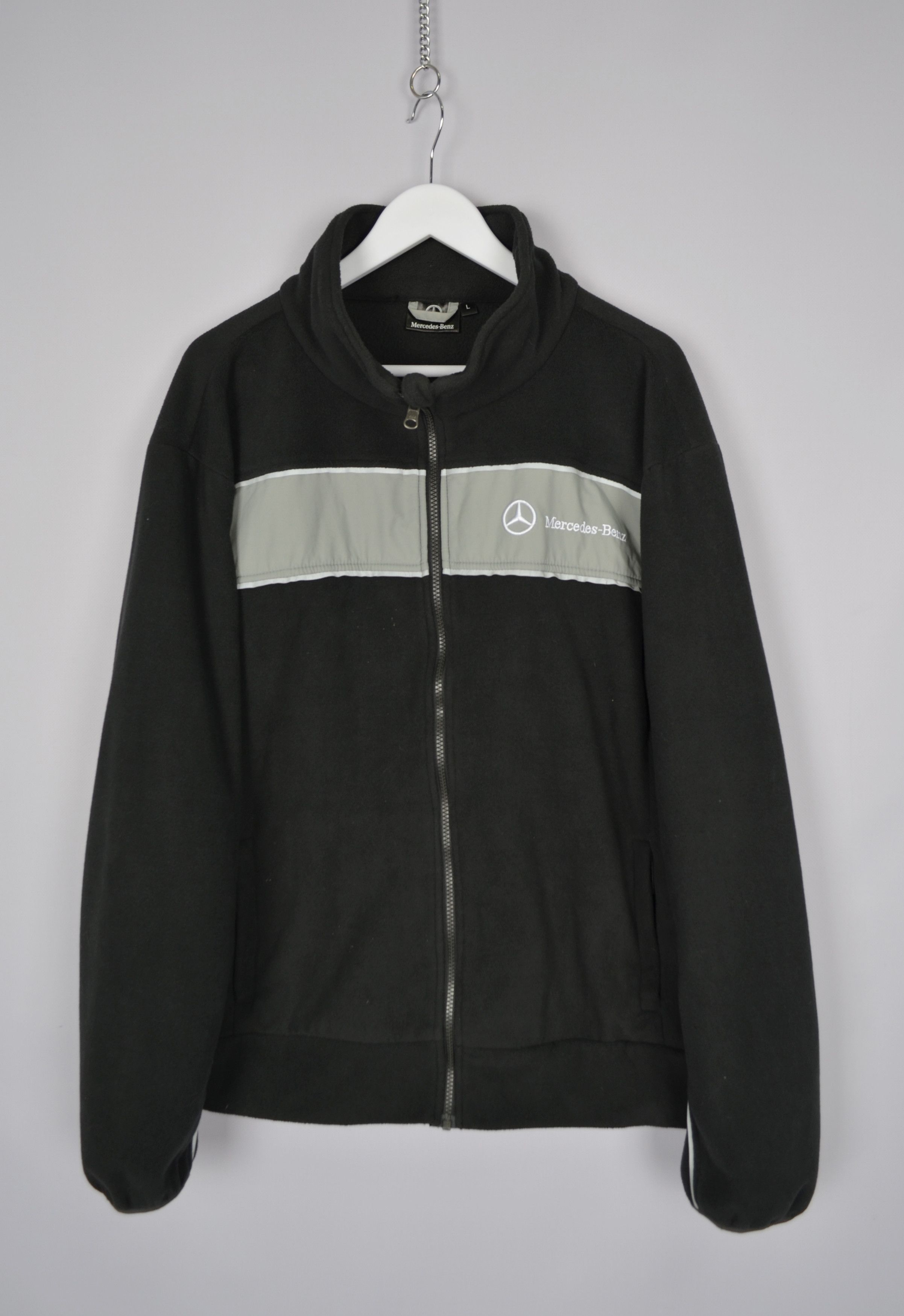 Mercedes-Benz Mercedes Benz Official Fleece Black Full Zip Jacket Logo Size US L / EU 52-54 / 3 - 4 Thumbnail
