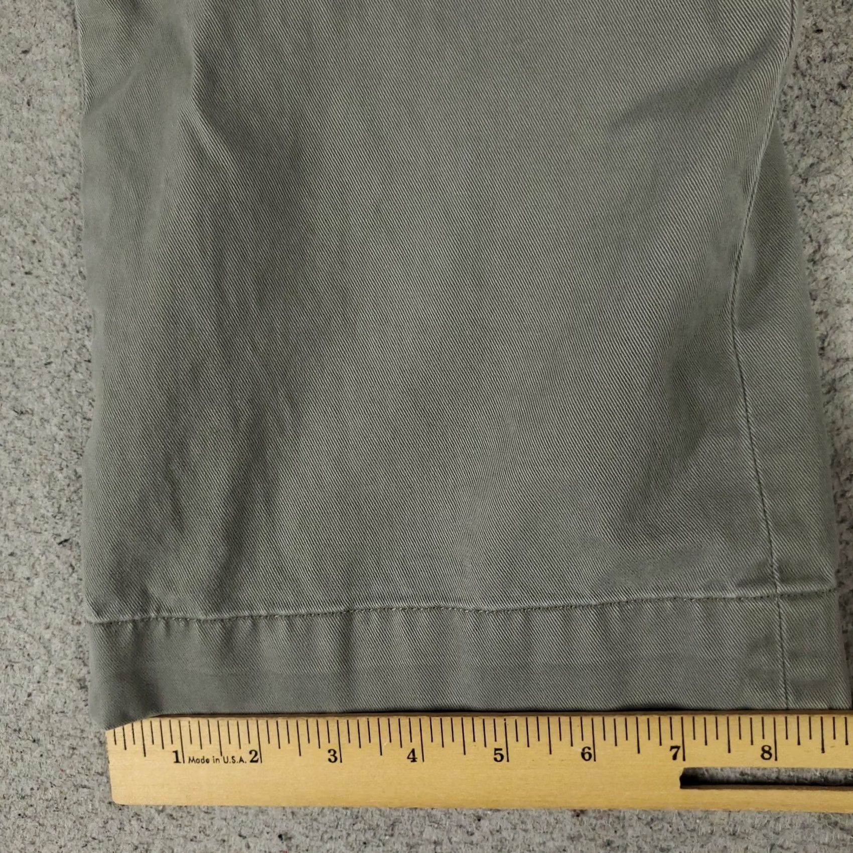 Ralph Lauren Ralph Lauren Pants Mens 40x31 Gray Flat Front Chino Trousers Regular Size 40 Gray Classic Size US 40 / EU 56 - 6 Thumbnail