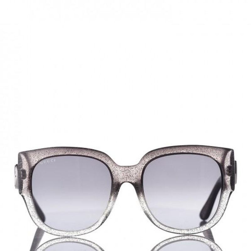 Gucci Glitter Square Optyl Sunglasses 3836/F/S Gray Silver Size ONE SIZE - 1 Thumbnail