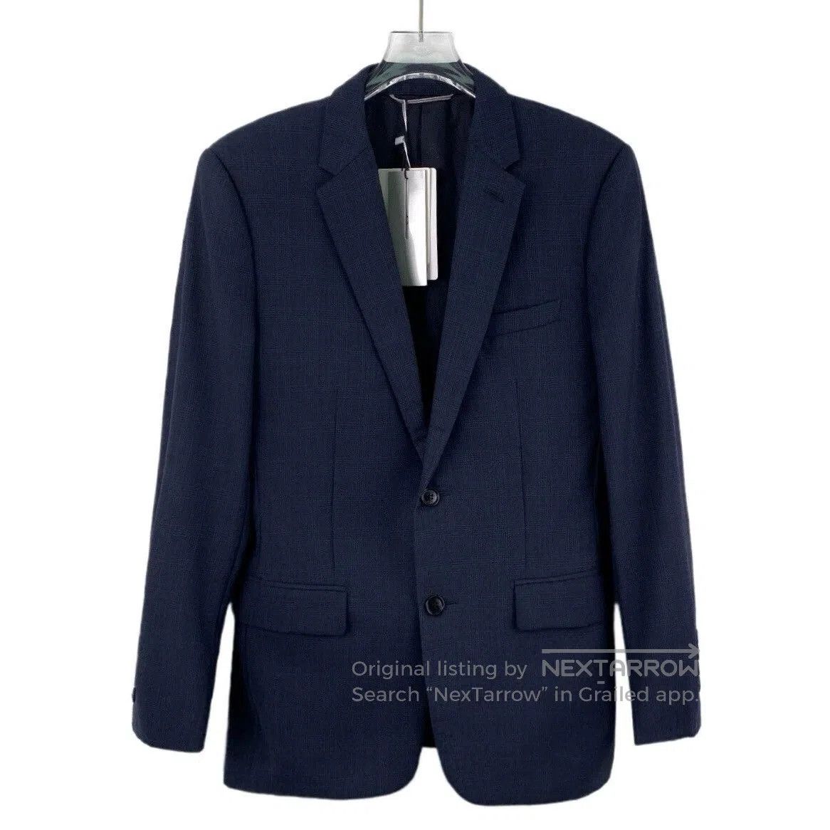 Dior dior navy wool long sleeve blazer. Size US L / EU 52-54 / 3 - 1 Thumbnail