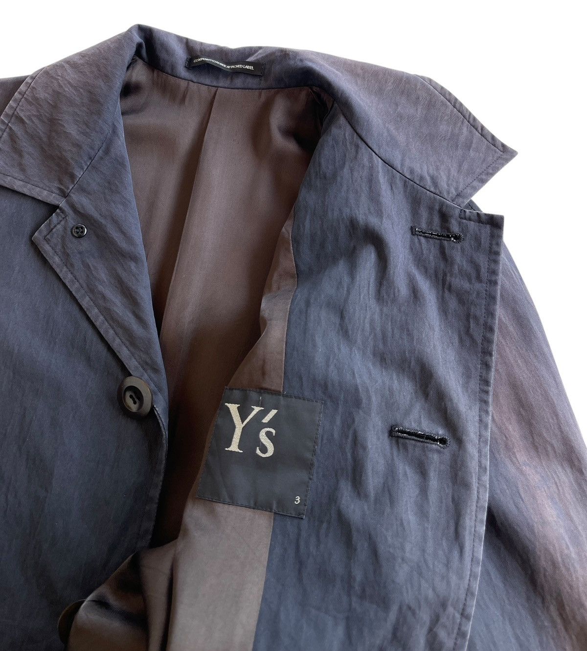 Yohji Yamamoto 1995 S/S Yohji Yamamoto Avantgarde Trench Coat Size US M / EU 48-50 / 2 - 17 Thumbnail