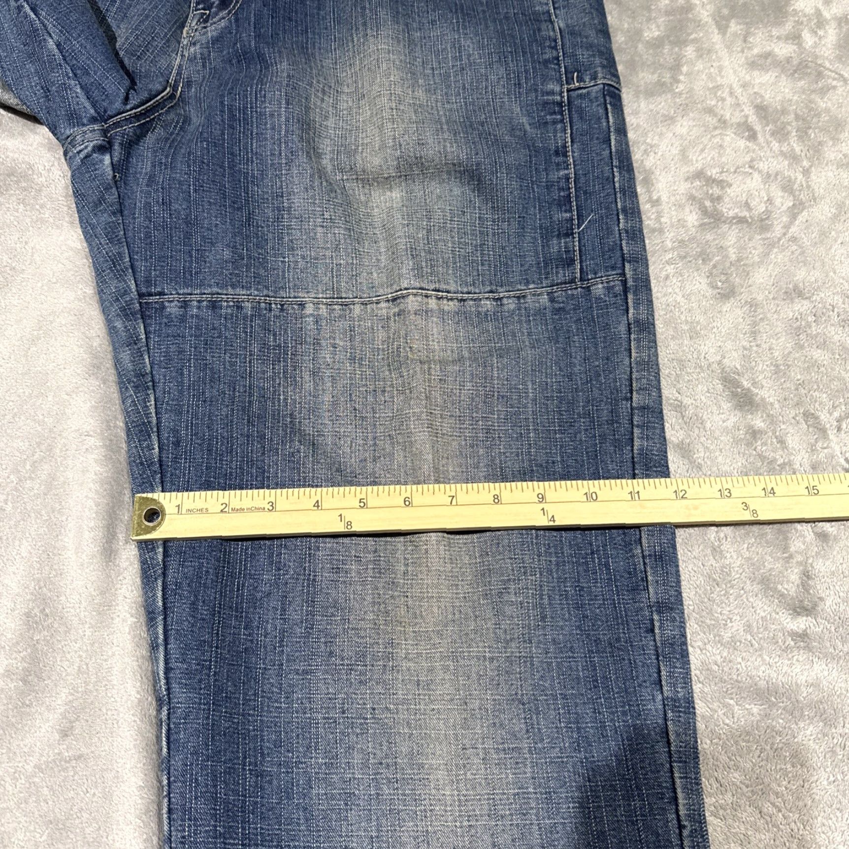 Rocawear VINTAGE Rocawear Embroidered Jeans Men’s 36x34 Wide Leg Hip Hop Baggy Y2K Grunge Jeans Men Size US 36 / EU 52 - 6 Thumbnail