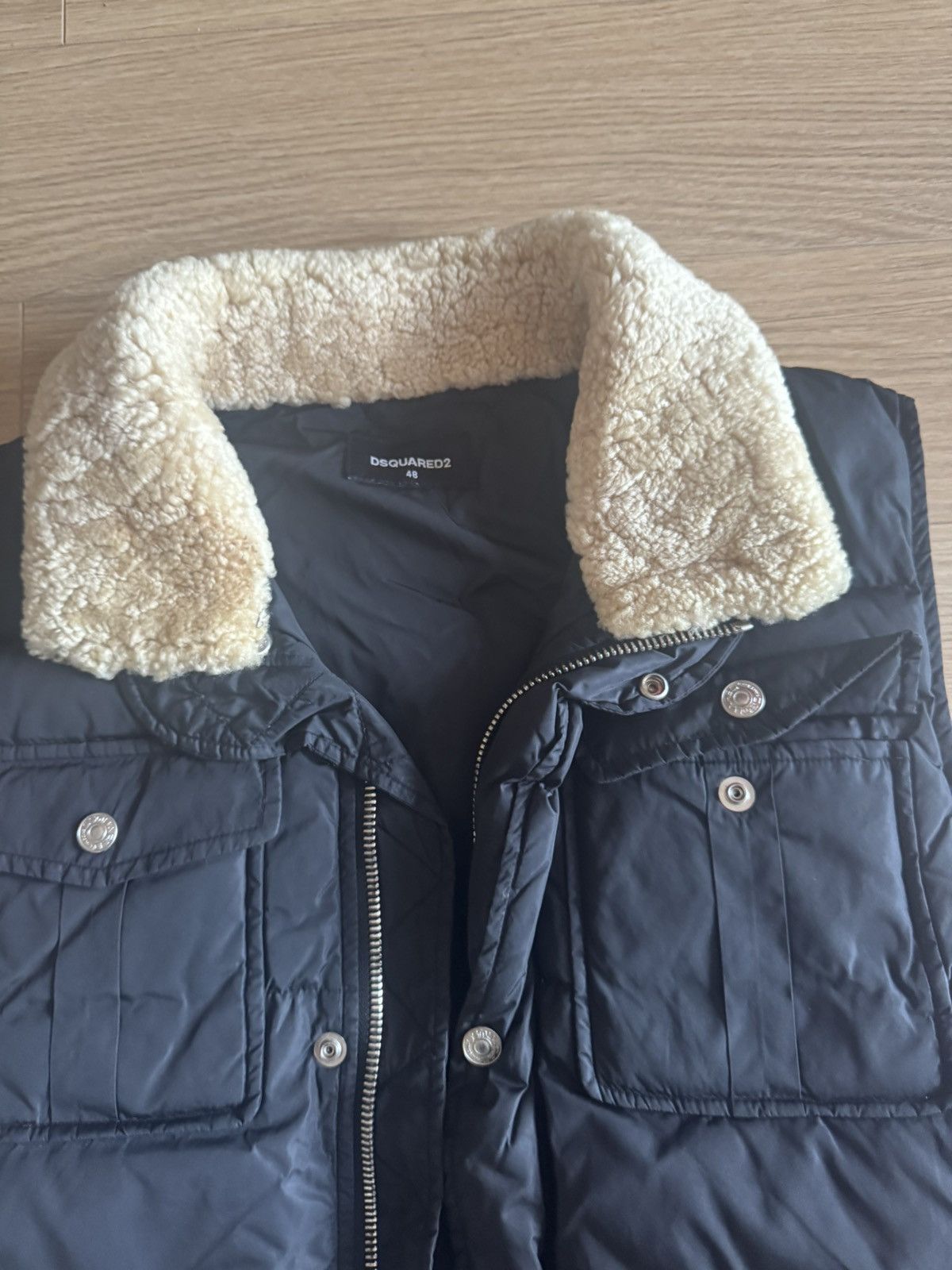 Dsquared2 Dsquared Sherpa Collar Vest Size US M / EU 48-50 / 2 - 2 Thumbnail