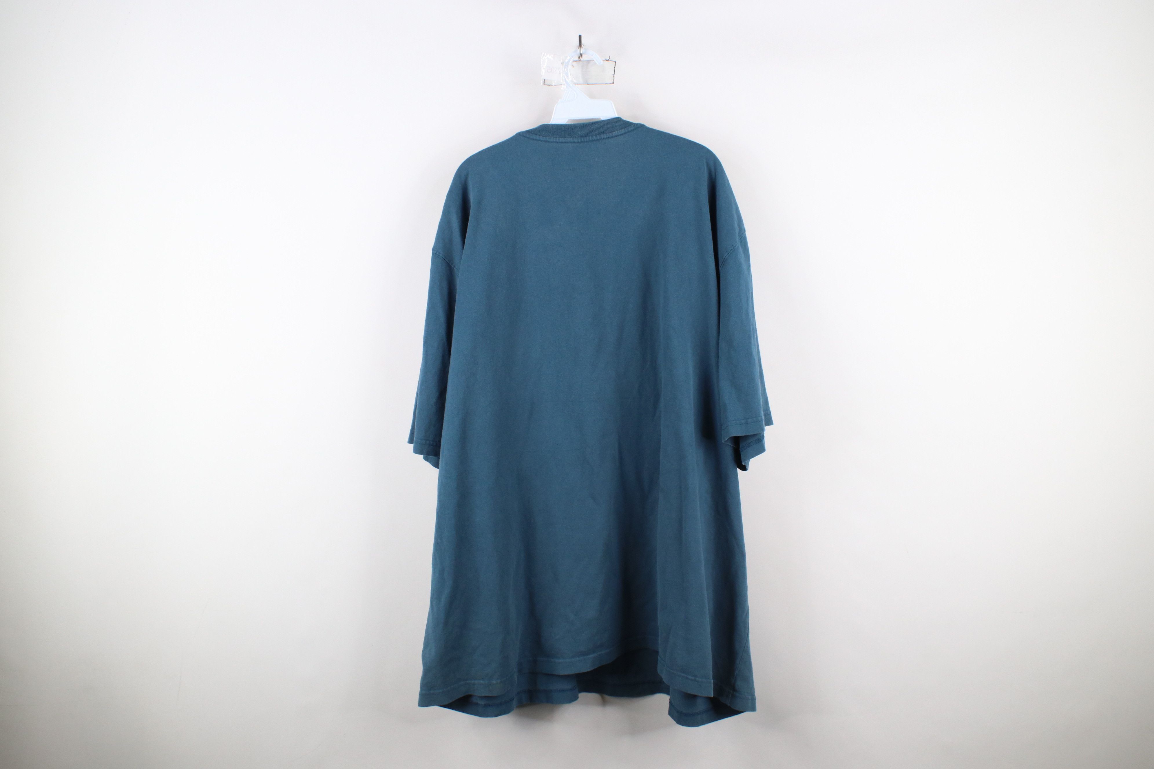 Carhartt × Vintage Vintage Y2K Carhartt Box Logo Henley T-Shirt Blue Cotton Size US XXL / EU 58 / 5 - 12 Thumbnail