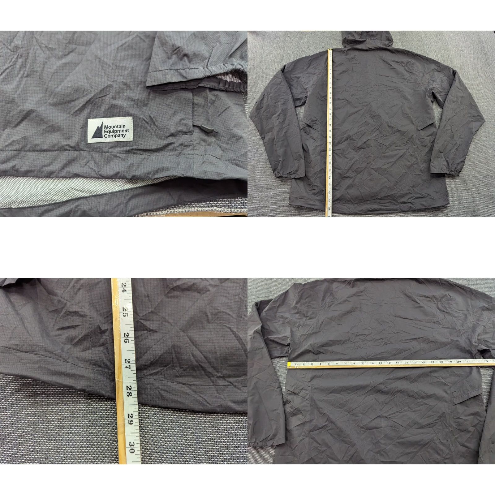 Mountain Equipment Mountain Equipment Mens Jacket Medium Gray Waterproof Lightweight Taped Seams Hooded Zip Windbreaker Outdoor Mens Size US M / EU 48-50 / 2 - 8 Thumbnail