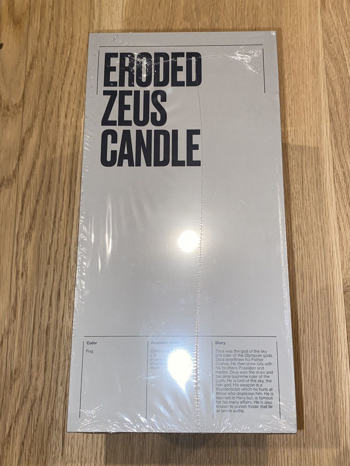 Daniel Arsham Daniel Arsham Eroded Zeus Candle Fog Size ONE SIZE - 3 Thumbnail