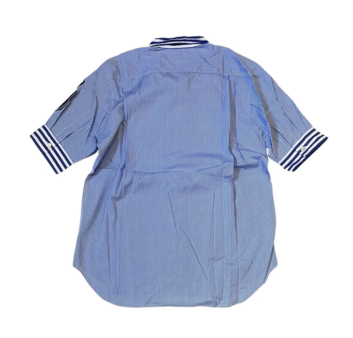 Comme des Garcons TAX FREE 🇺🇸 Cdg homme plus two tone sporty patched shirt Size US S / EU 44-46 / 1 - 5 Thumbnail