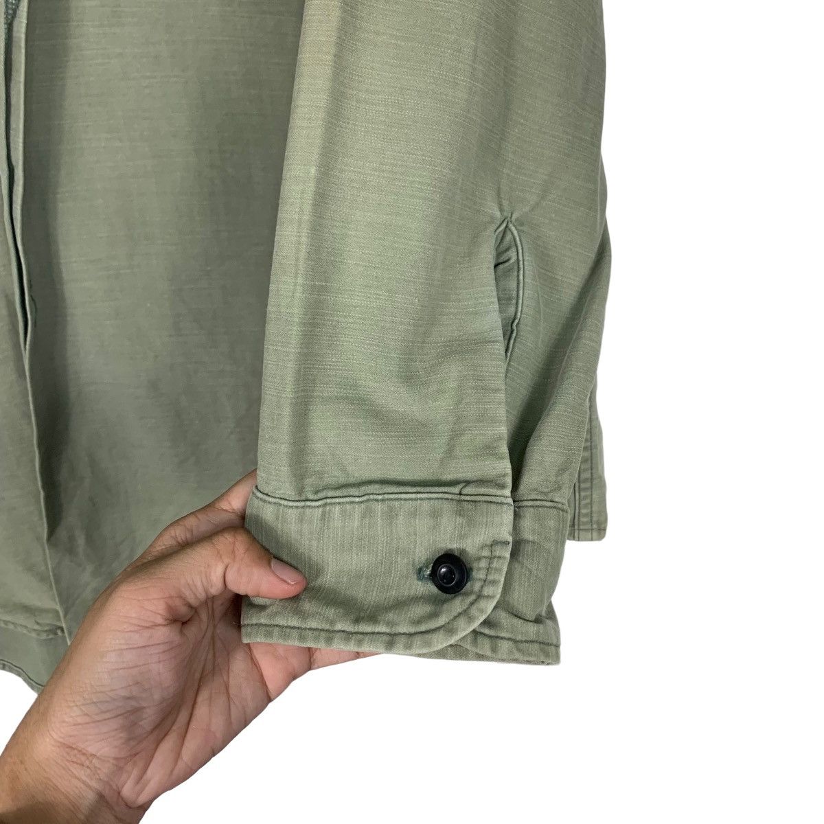Madison MADISONBLUE Green Button Up Shirt #0950-C42 Size US S / EU 44-46 / 1 - 13 Thumbnail
