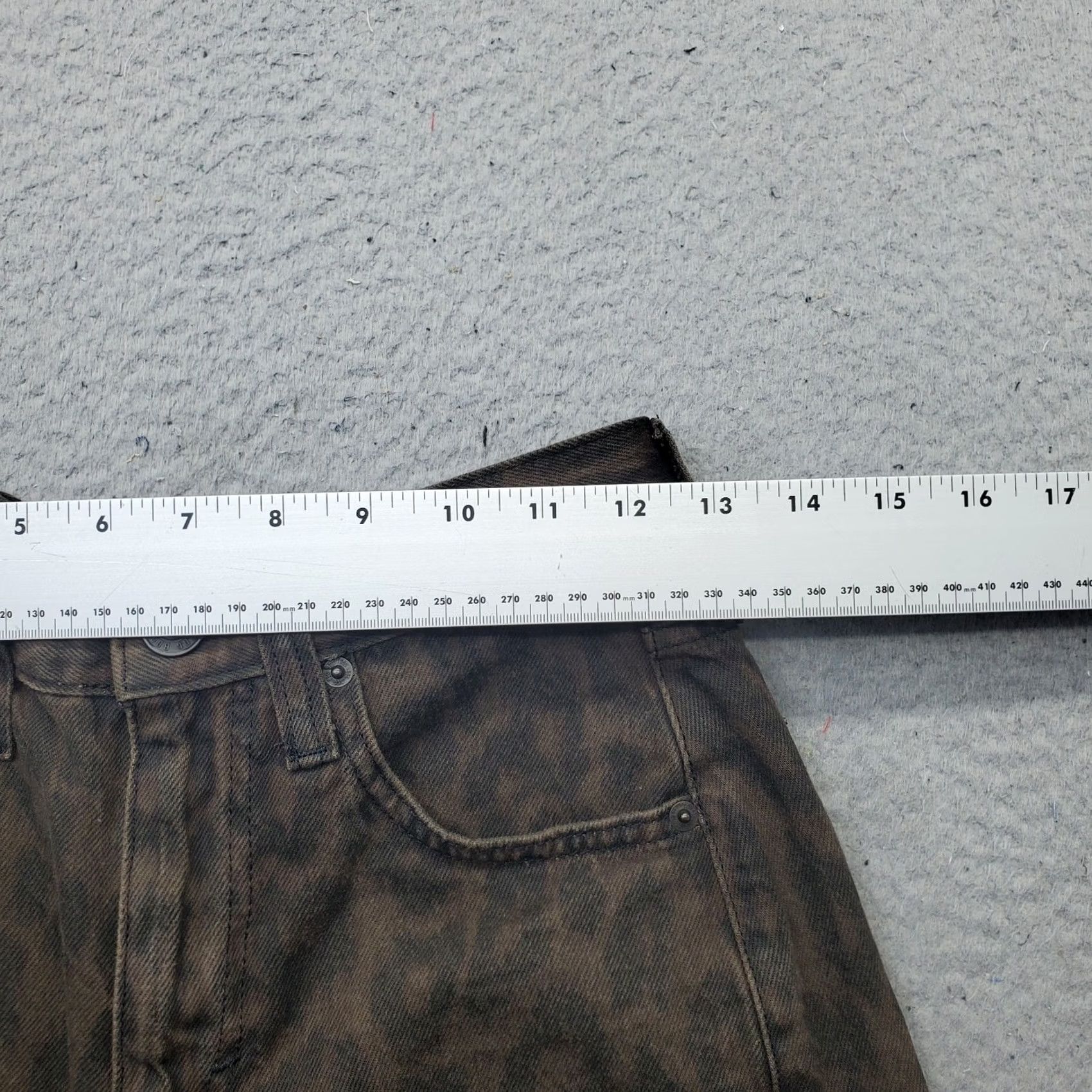 Urban Outfitters BDG Urban Outfitters Womens Baggy Jeans 24W Multicolor Leopard Print Wide Leg Jeans Size 24W Womens Size 42" / US 20 - 6 Thumbnail