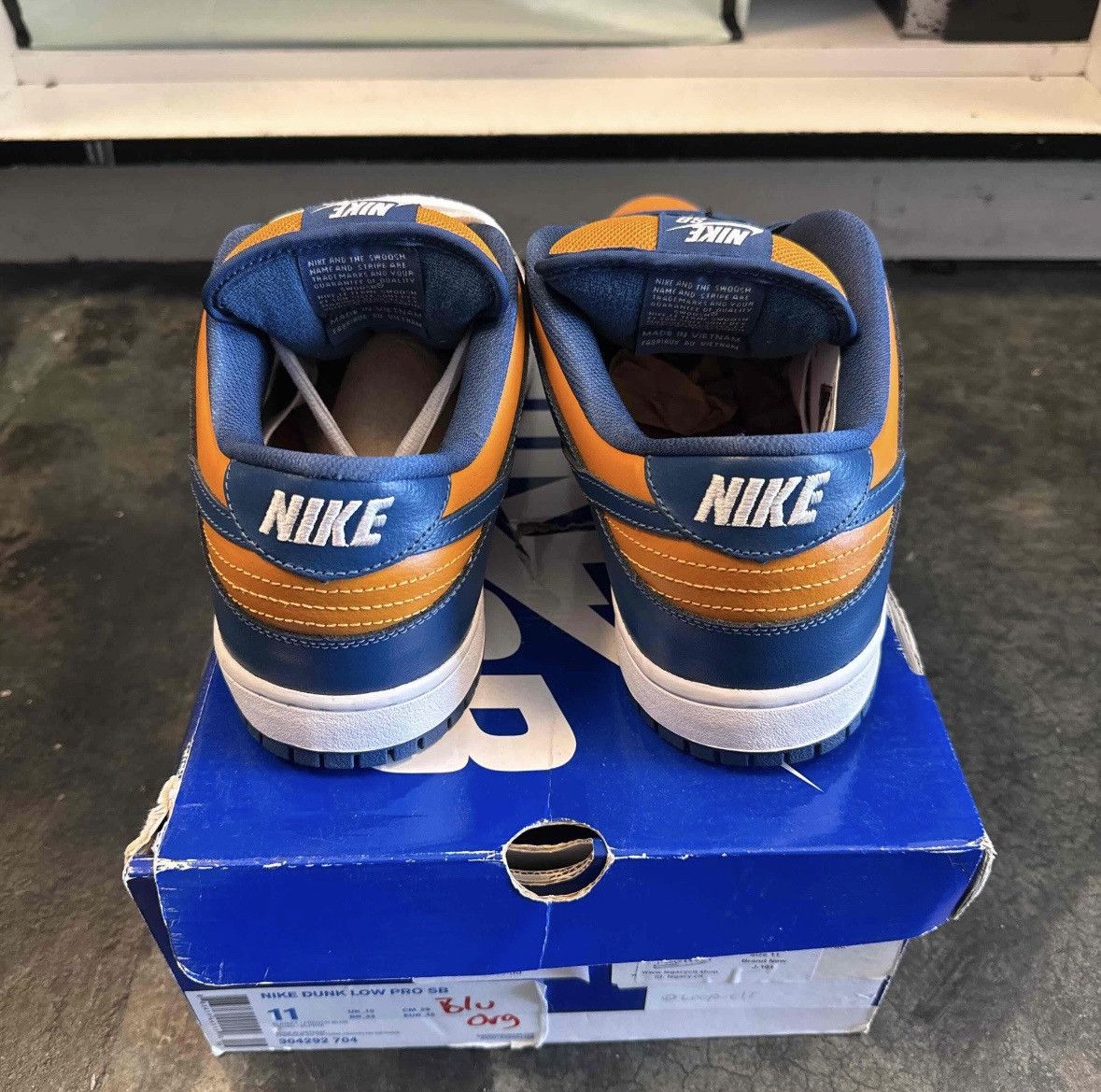 Nike Dunk Low SB Sunset French Blue (2011) Size US 11 / EU 44 - 4 Thumbnail
