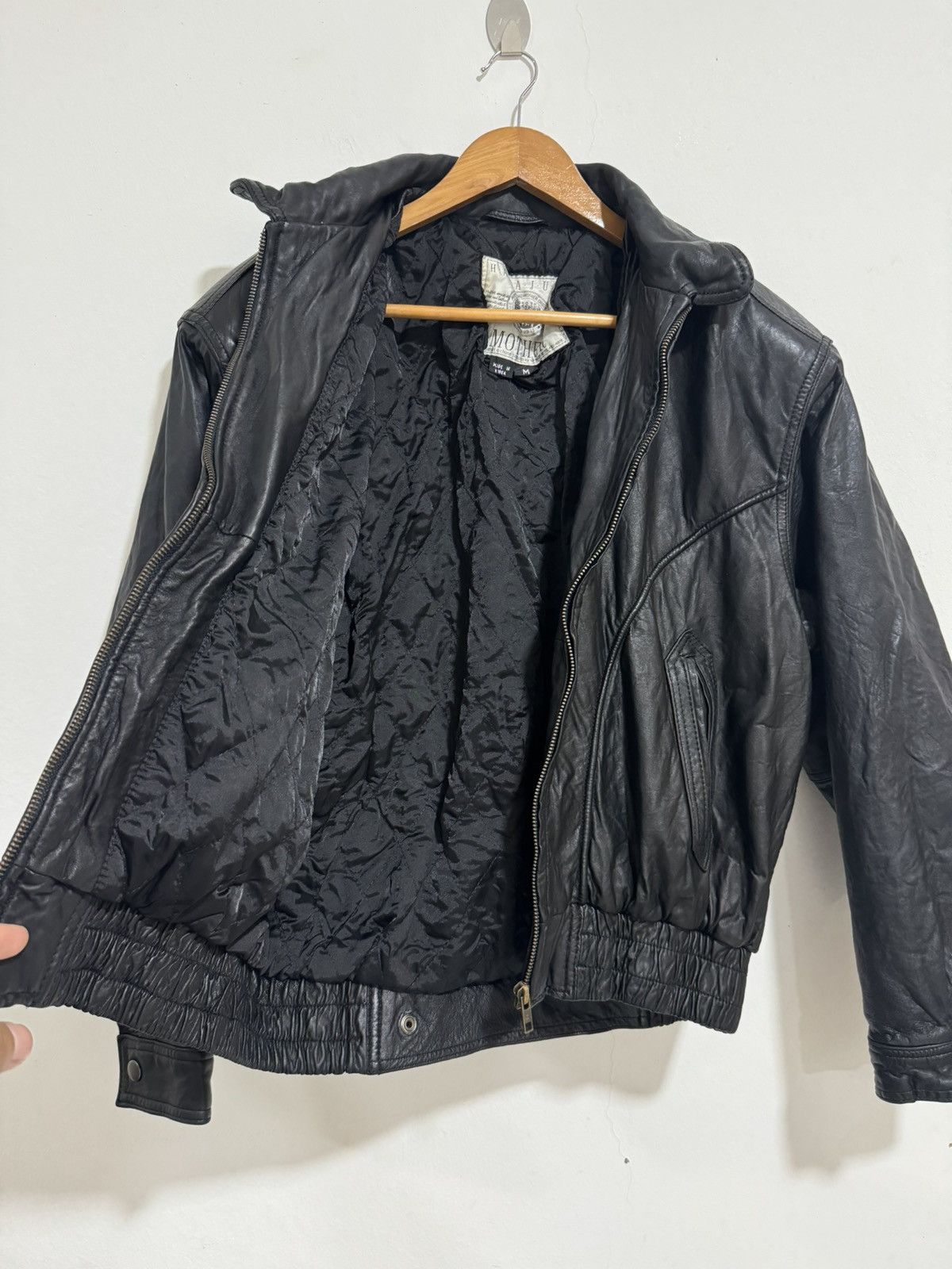 Japanese Brand × Vintage Vintage Japan Harajuku Mother Leather Jacket Size US M / EU 48-50 / 2 - 8 Thumbnail