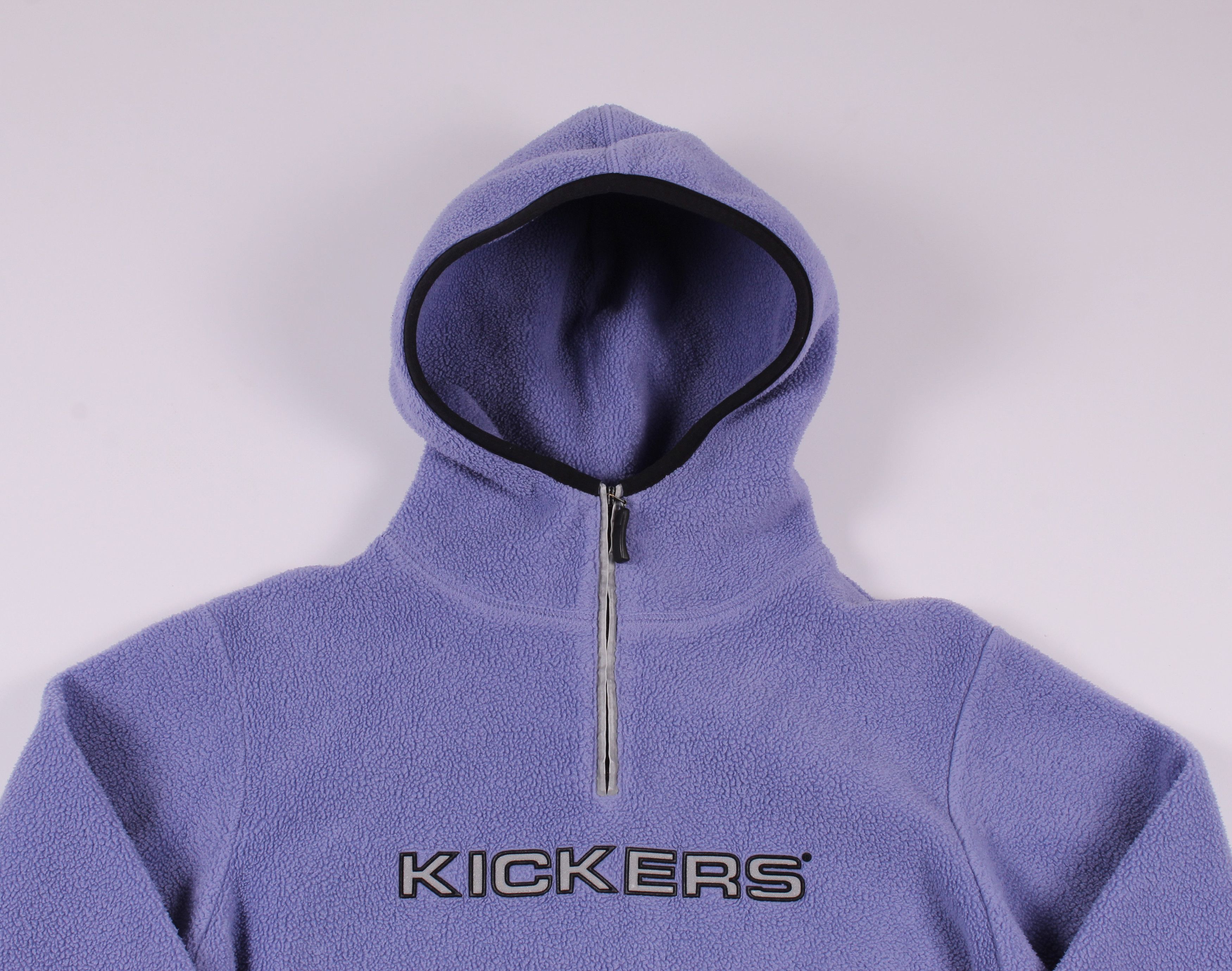 Kickers Vintage Y2K Kickers Hooded Fleece Jumper Size S / US 4 / IT 40 - 2 Thumbnail