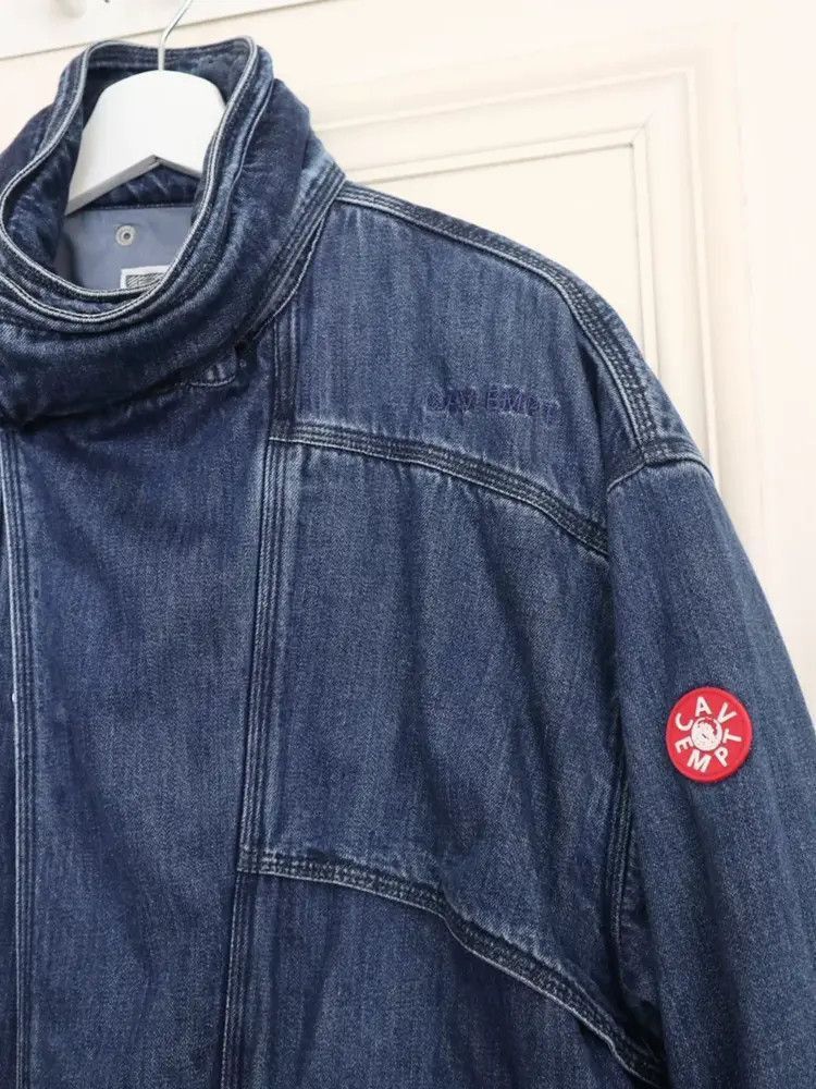 Cav Empt Cav empt Bleached Denim Parka | Grailed