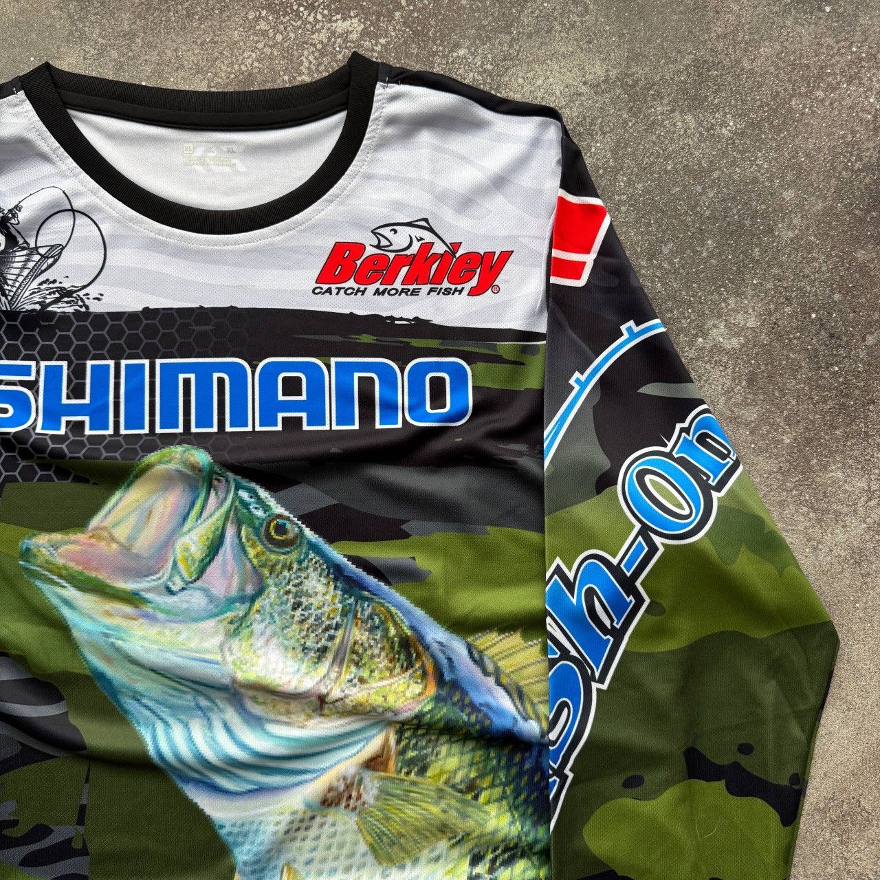 20471120 Shimano Y2K Fishing Racing Biker Jersey Size US M / EU 48-50 / 2 - 4 Thumbnail