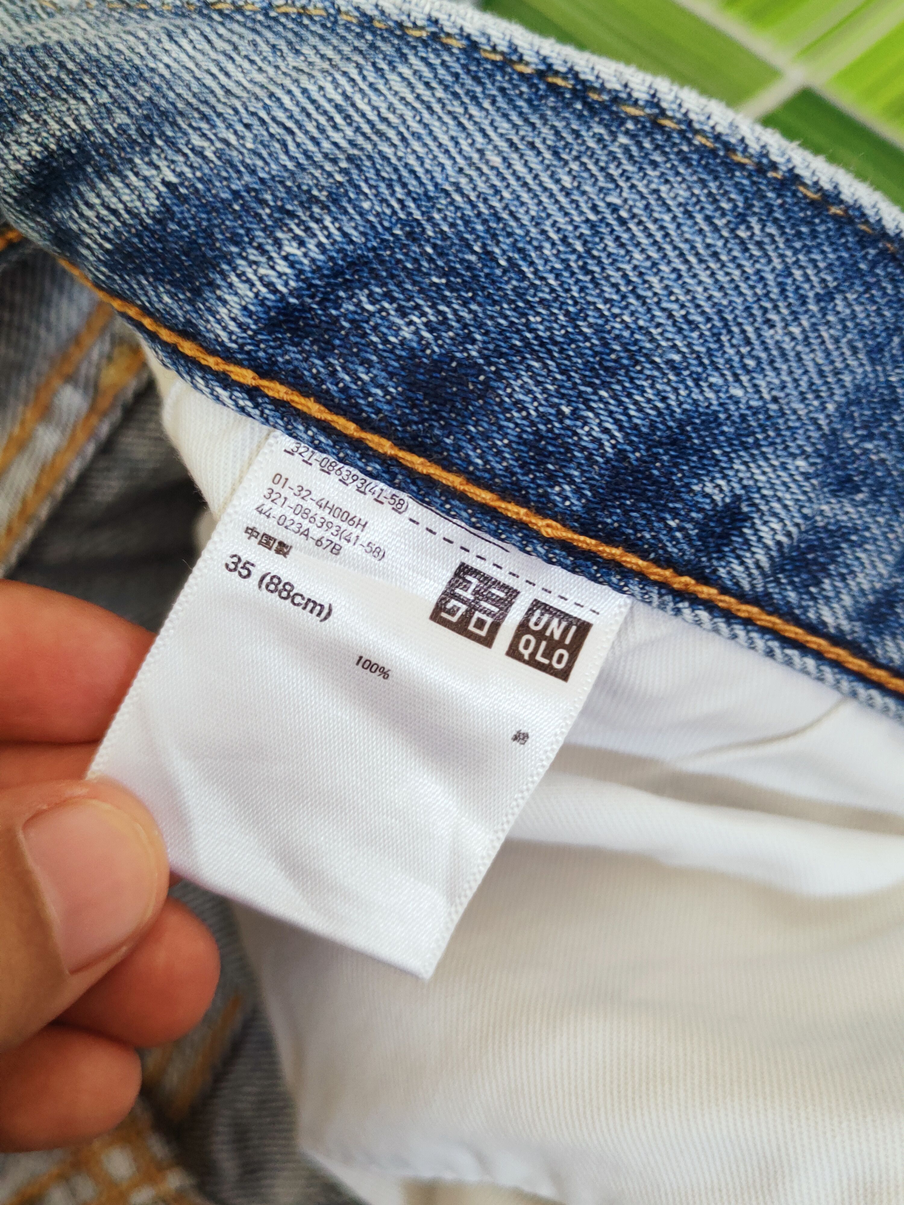 Japanese Brand Uniqlo japanese fabric by Kaihara Ripped Jeans #S2646 Size US 36 / EU 52 - 15 Thumbnail