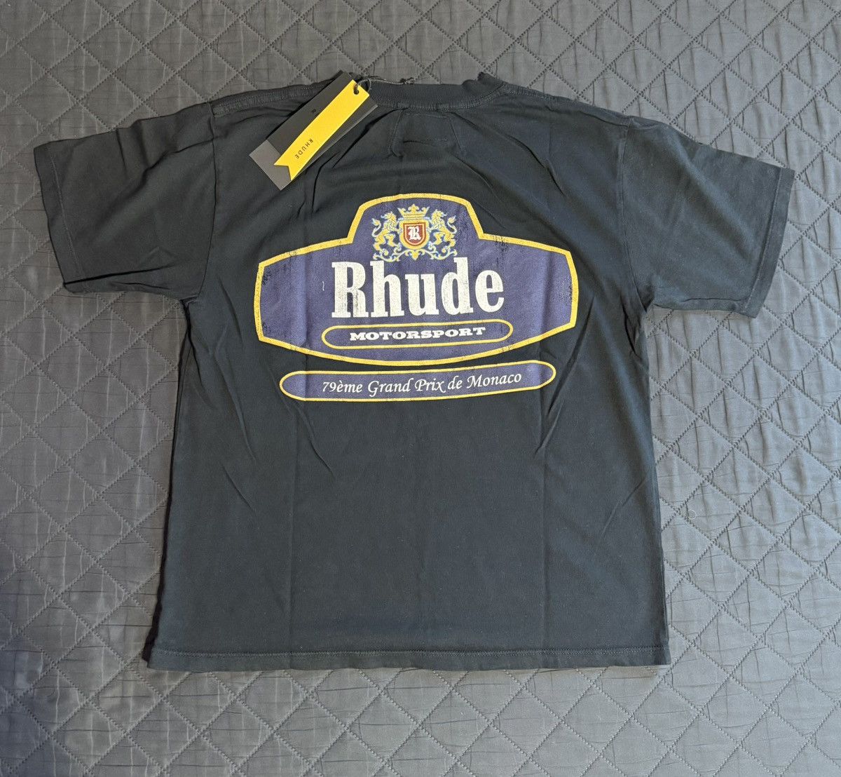 Rhude Racing Crest Tee VTG Black XS
