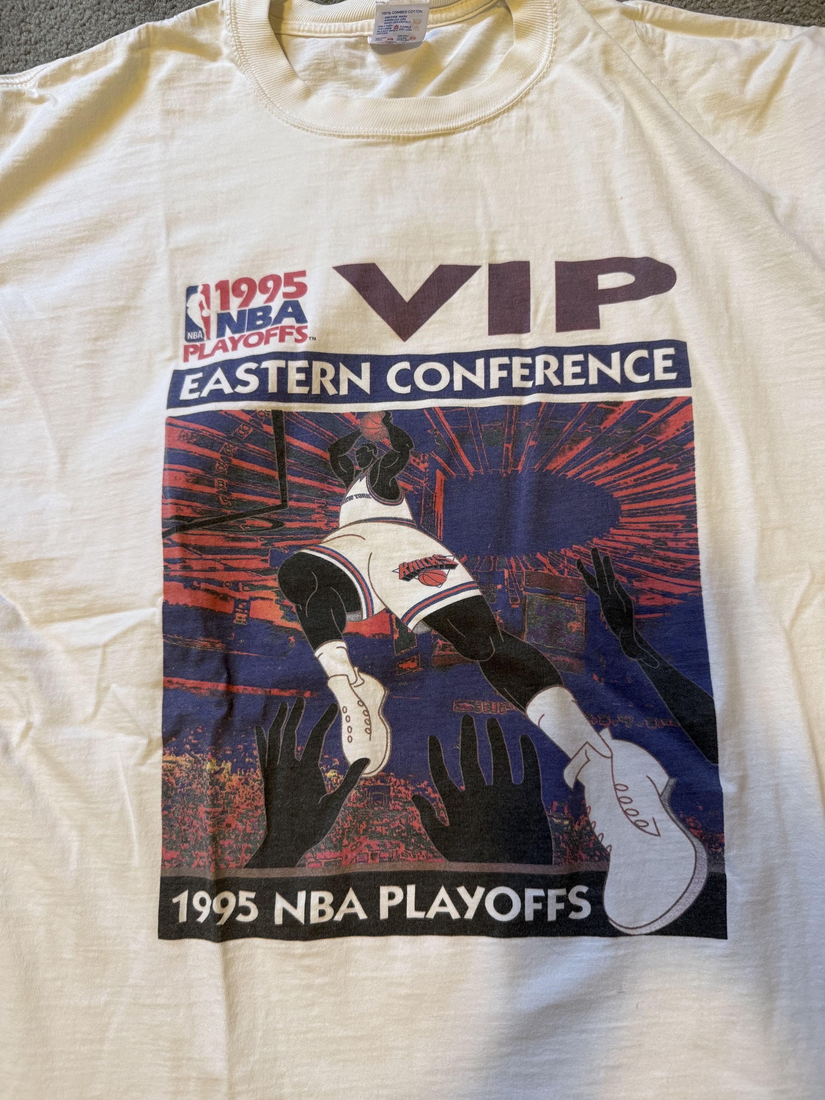 Jerzees Vintage Knicks Shirt Size US XL / EU 56 / 4 - 3 Thumbnail