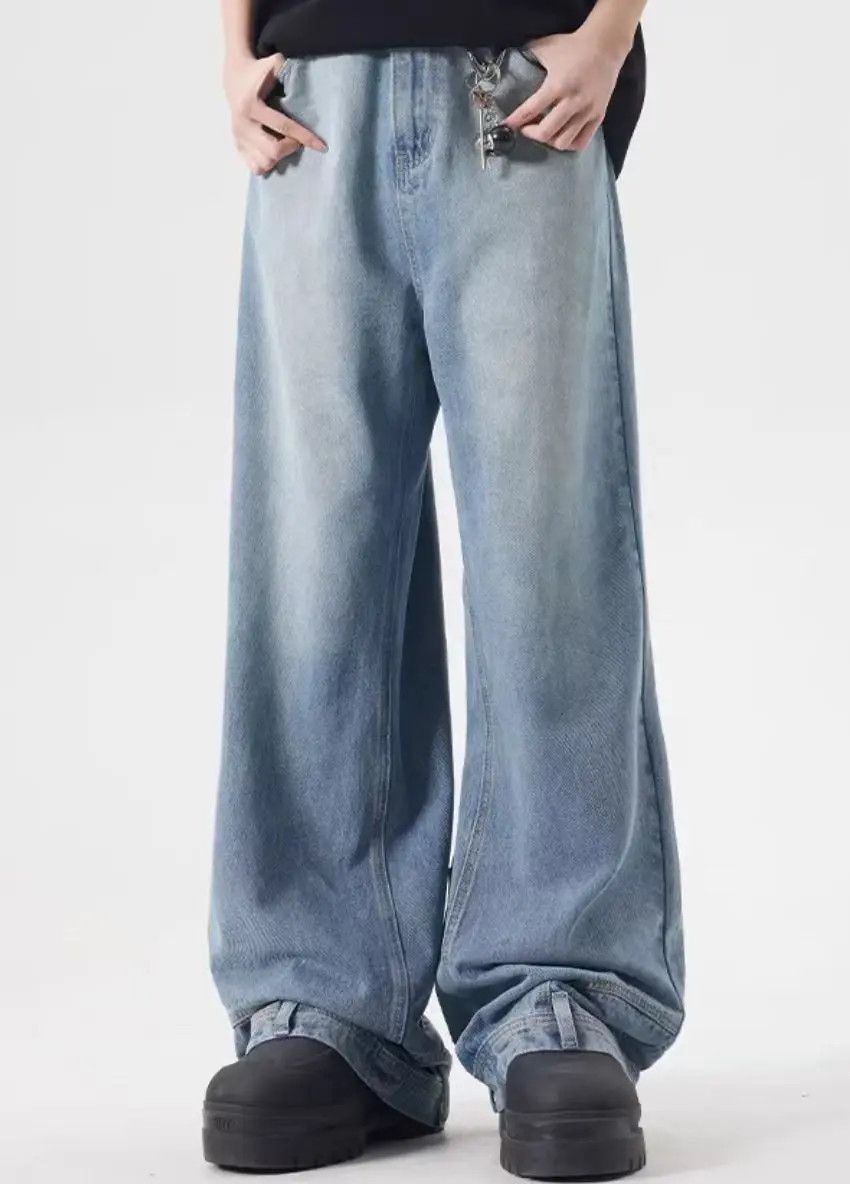 Designer × Japanese Brand Vintage Hip Hop Punk Loose Casual Pants Size US 33 - 1 Thumbnail