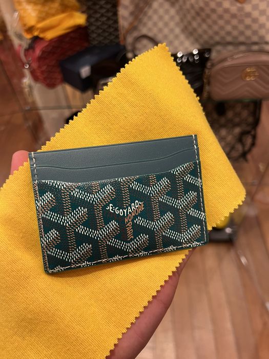 goyard-brand-new-goyard-card-holder-green-grailed