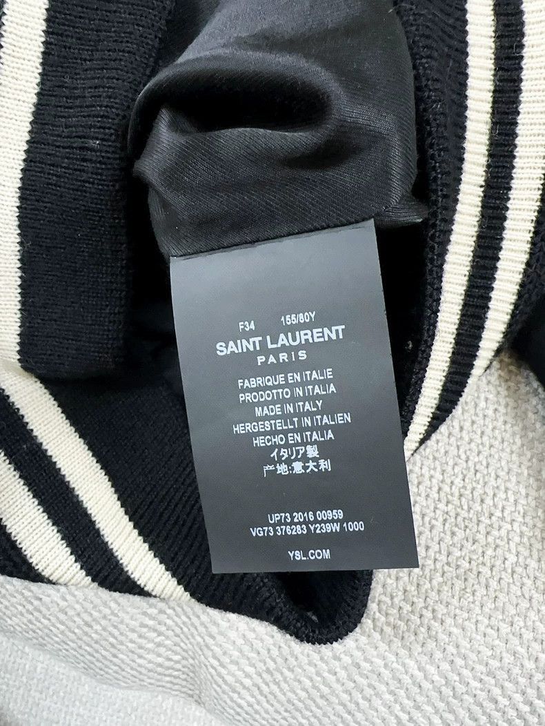 Saint Laurent Paris Saint Laurent Paris Classic baseball jacket-2506 Size US XS / EU 42 / 0 - 4 Thumbnail