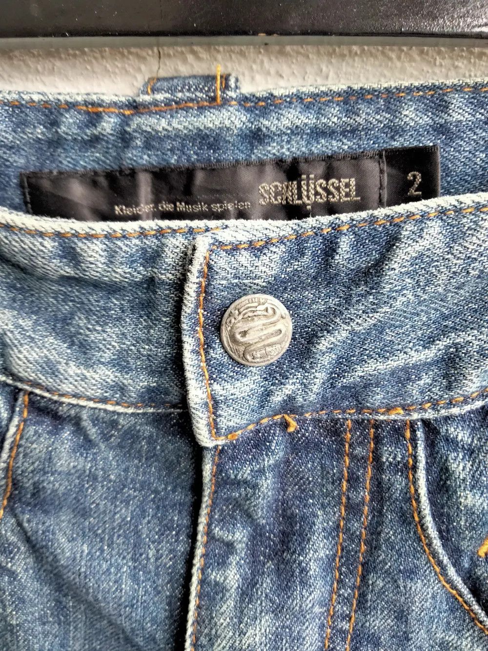 Schlussel Schlussel Flare Denim Painted Size US 31 - 6 Thumbnail