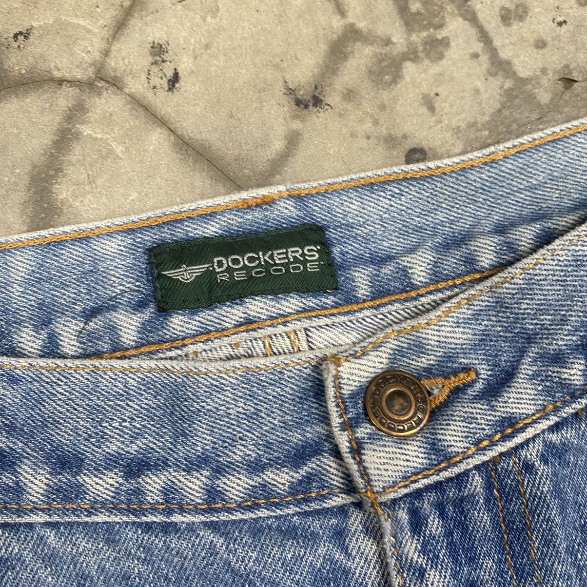 Dockers × Vintage y2k Dockers Loose Relaxed Denim Jeans Size US 36 / EU 52 - 6 Thumbnail