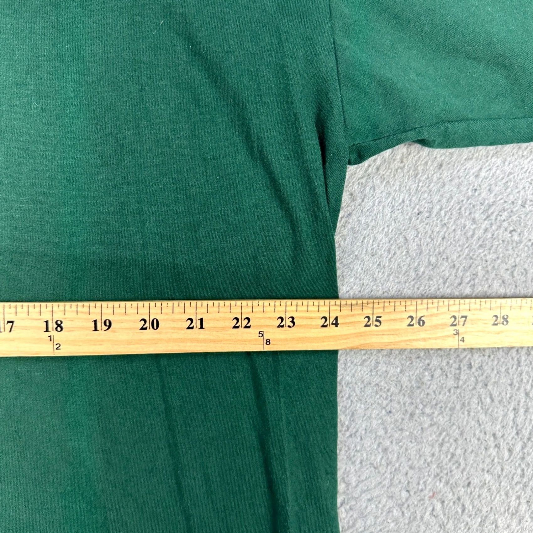 Jerzees VINTAGE Jerzees T-Shirt Tee Mens 2X Green Short Sleeve Made In USA Tee-Rific Breathing Crew Neck Regular Shirt Men Green 2X United States Size US XXL / EU 58 / 5 - 5 Thumbnail