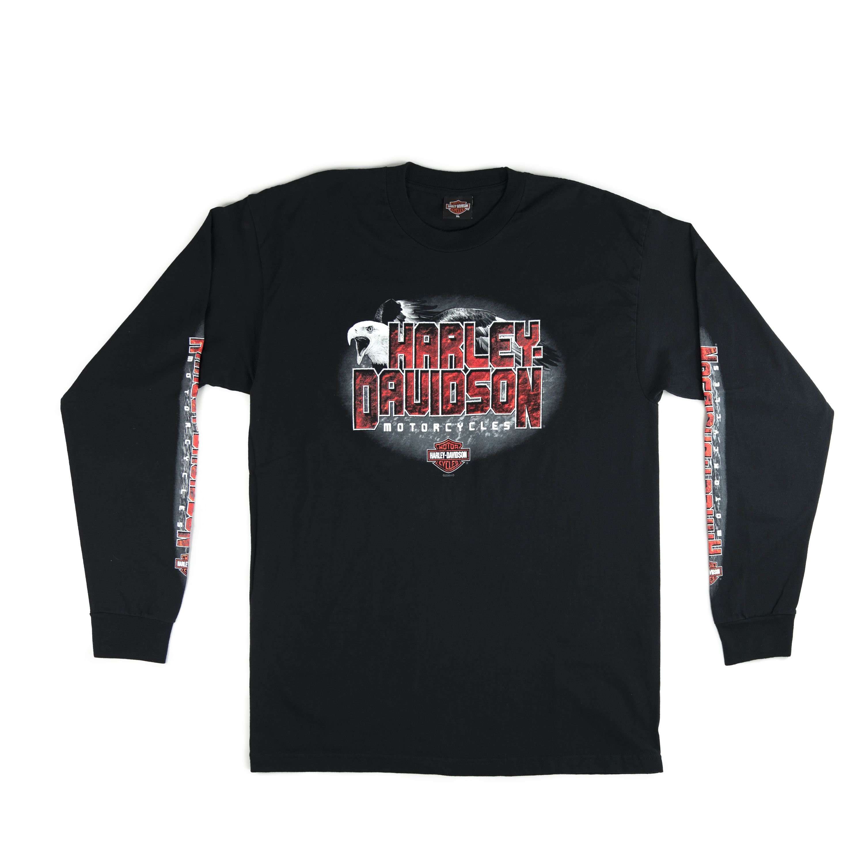 Harley Davidson × Vintage Vintage 2006 Harley Davidson Paris Long Sleeved Tee Shirt Size US XL / EU 56 / 4 - 1 Thumbnail