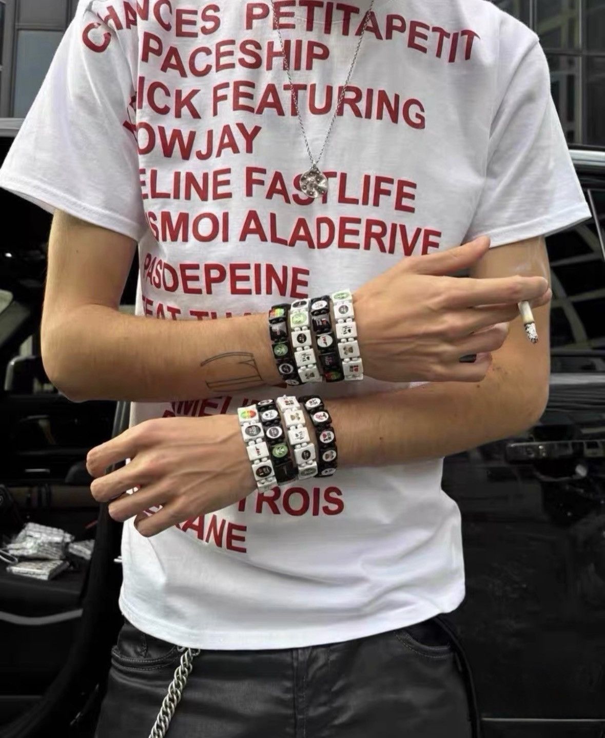 1199 Bazo 1199 Serane Tracklist Tee Size US L / EU 52-54 / 3 - 6 Thumbnail
