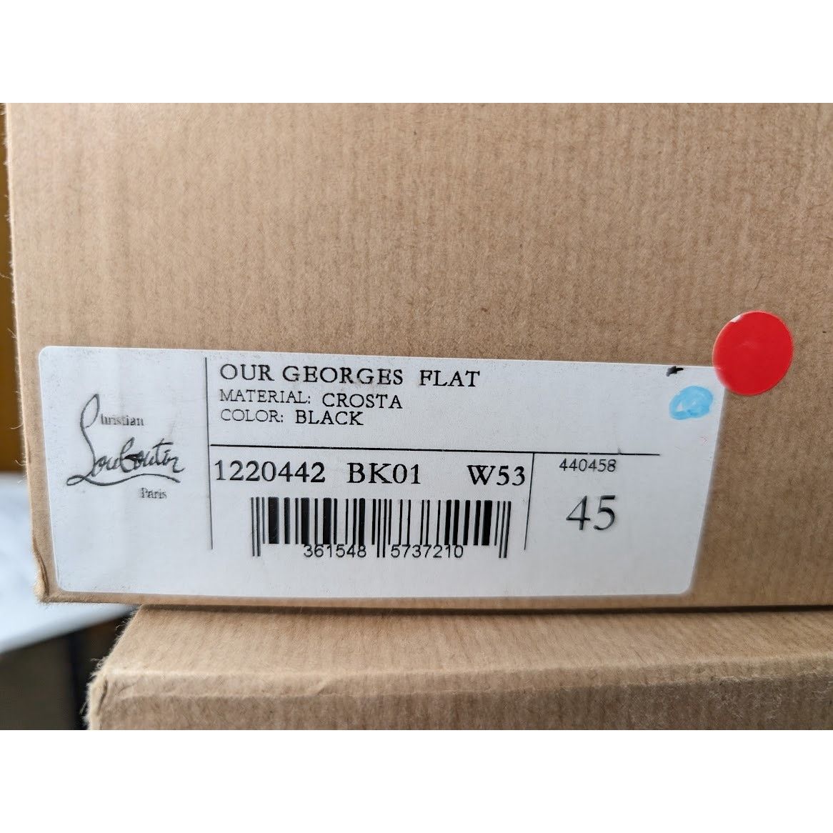 Christian Louboutin o1rshd1 Our Georges Flat Shoes in Black Size US 12 / EU 45 - 21 Thumbnail