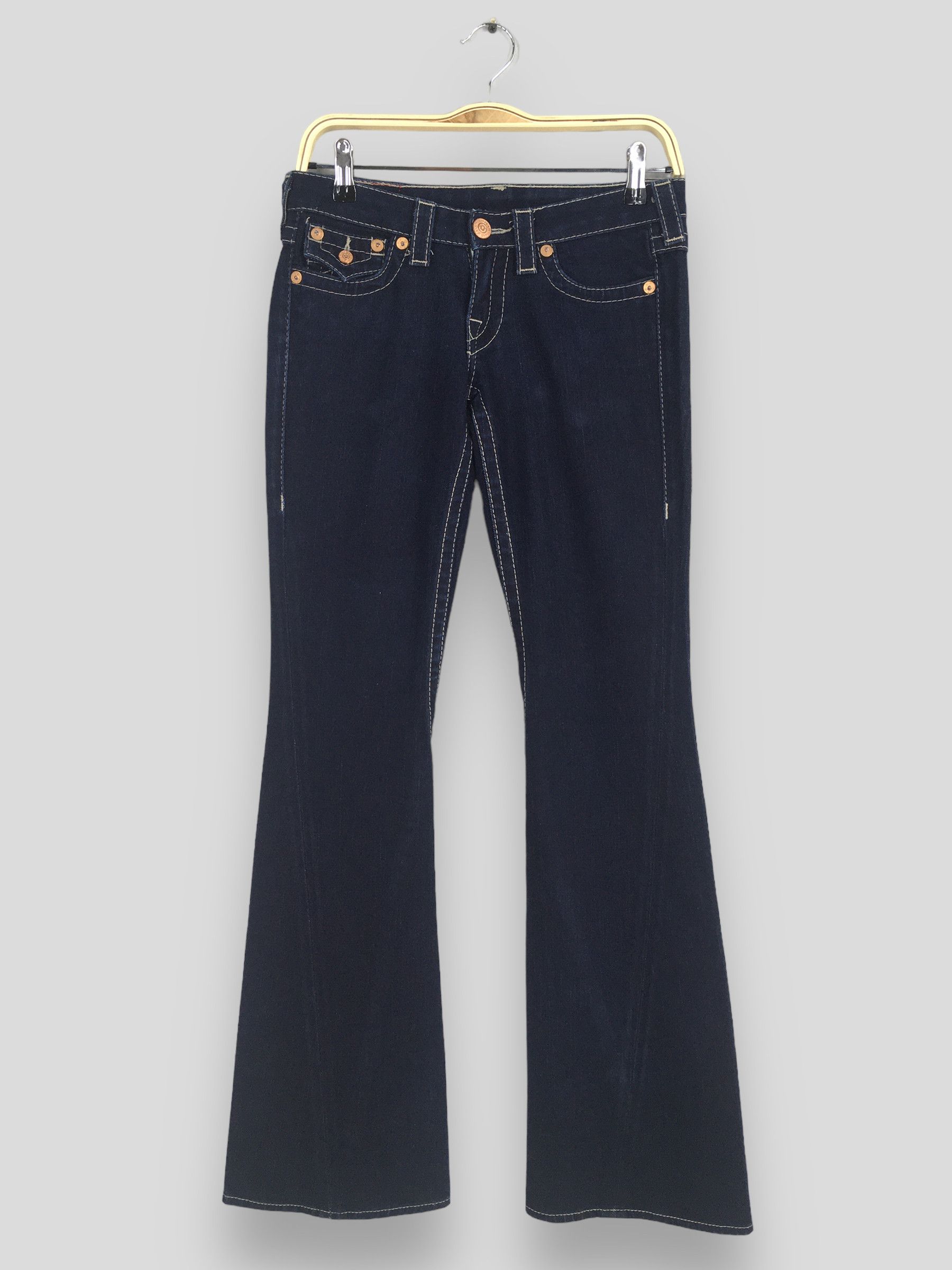 image of Size 26X33 Vintage True Religion Women's Bootcut Denim in Blue