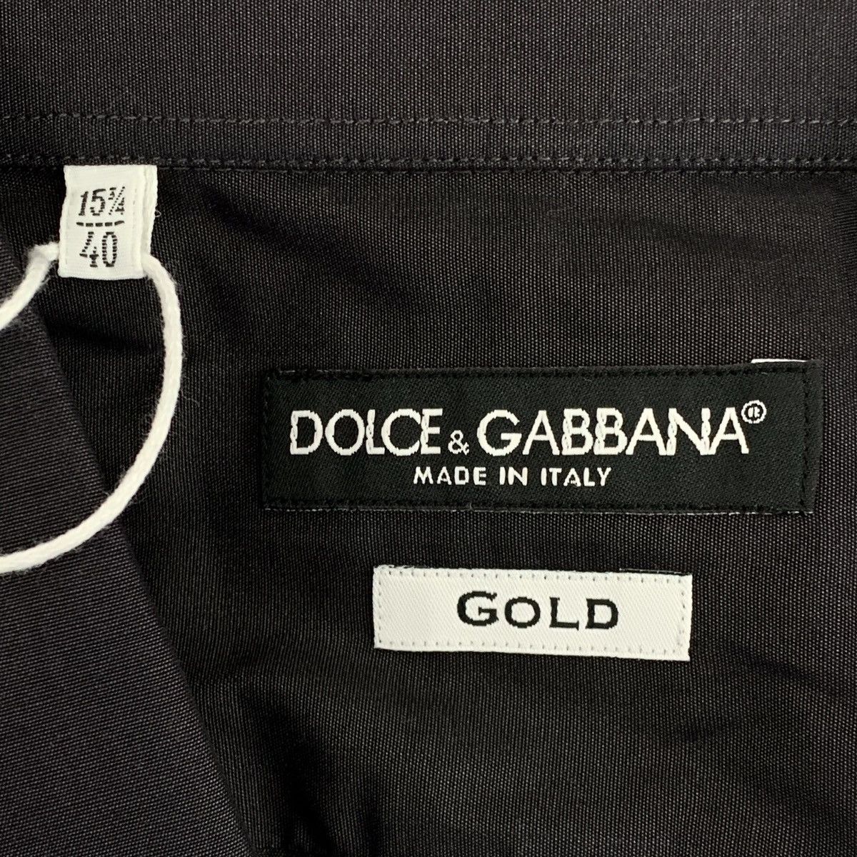 Dolce & Gabbana Dolce & Gabbana Black Collared Long Sleeve Shirt K26WX Size US XXS / EU 40 - 5 Thumbnail