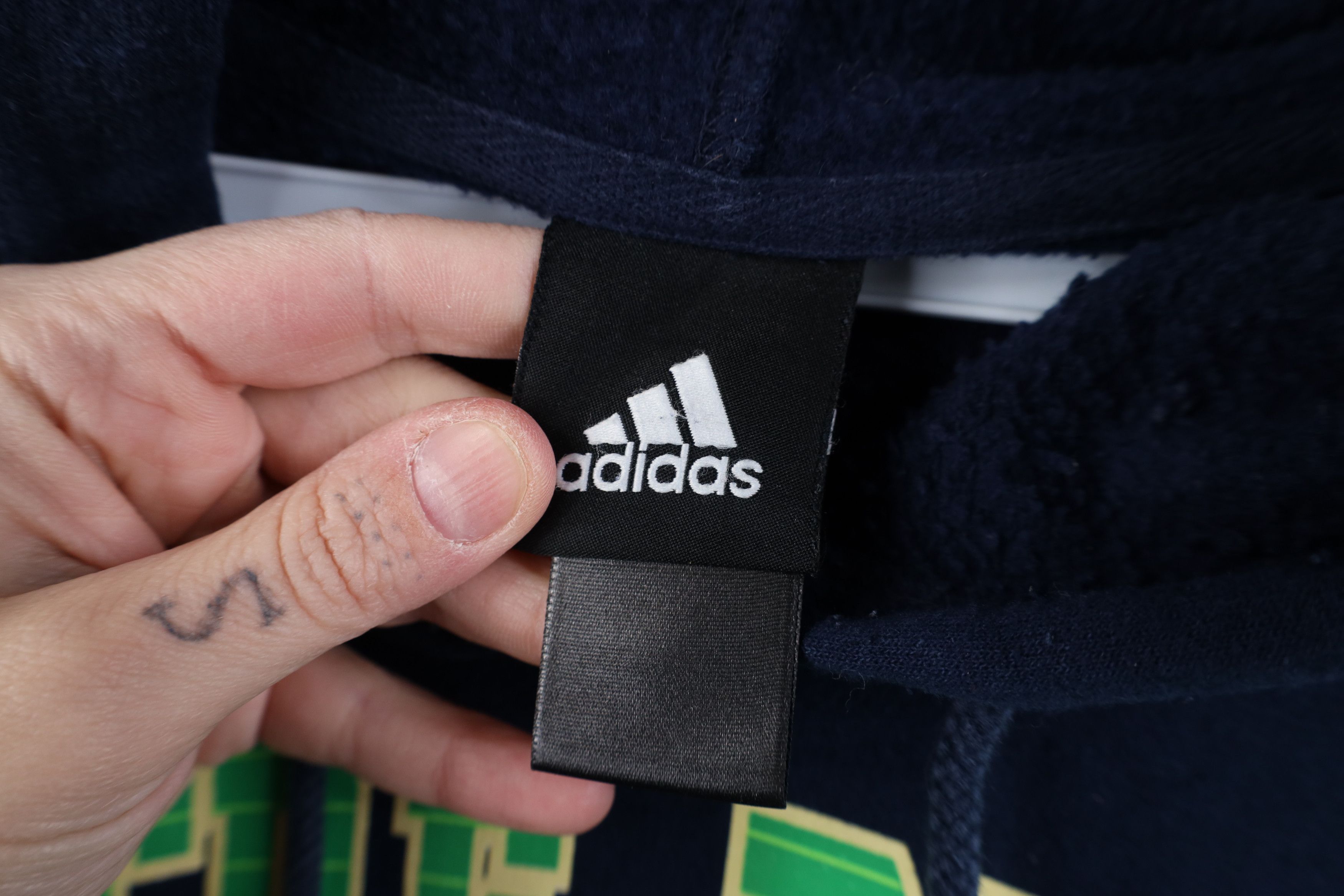 Adidas Vintage Y2K Adidas Notre Dame University Hoodie Sweatshirt Size US XL / EU 56 / 4 - 9 Thumbnail