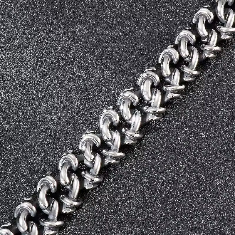 Vintage 20MM Wide Bracelet Twisted Chain Bracelets Size ONE SIZE - 5 Thumbnail