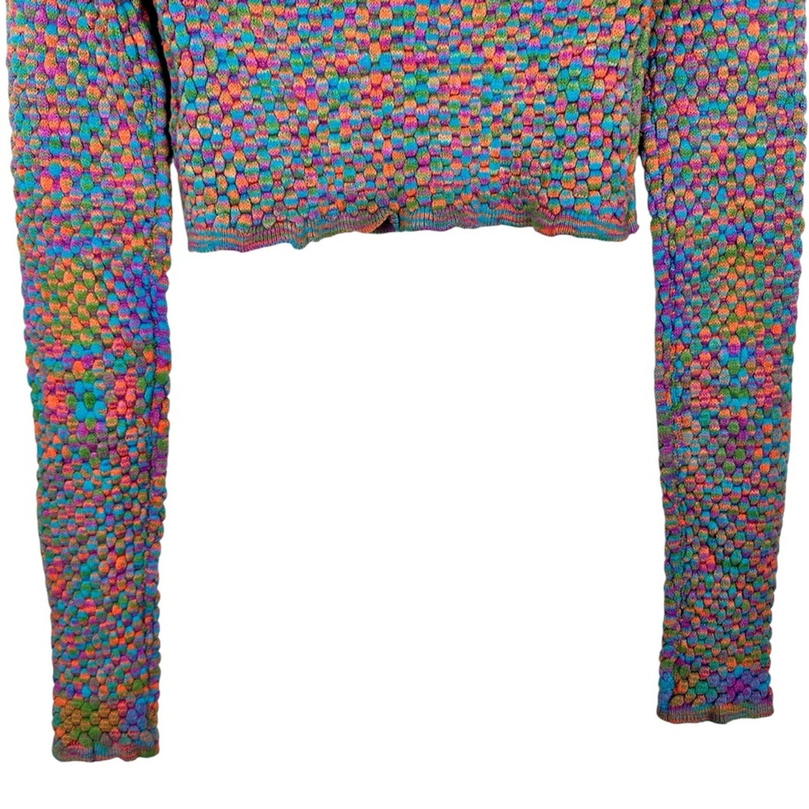 Urban Outfitters Urban Outfitters Piper Keyhole Textured Knit Crop Top Medium Size M / US 6-8 / IT 42-44 - 9 Thumbnail