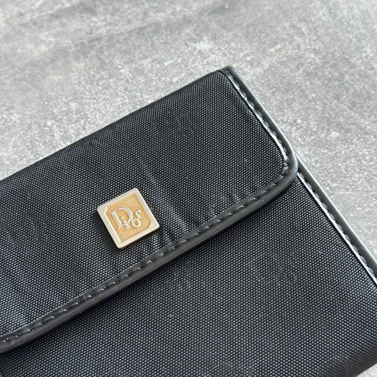 Christian Dior Monsieur Dior Wallet Black Canvas Leather Vintage from 1980’ Size ONE SIZE - 6 Thumbnail