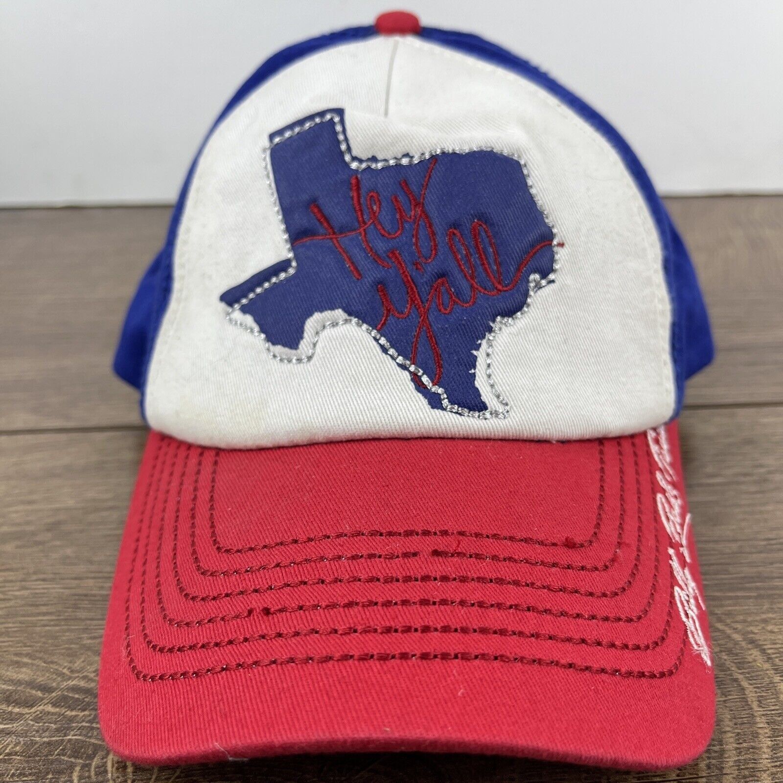 Other Billy Bobs Texas Hat Hey Y’all Hat White Hat Adjustable Adul Size ONE SIZE - 1 Thumbnail