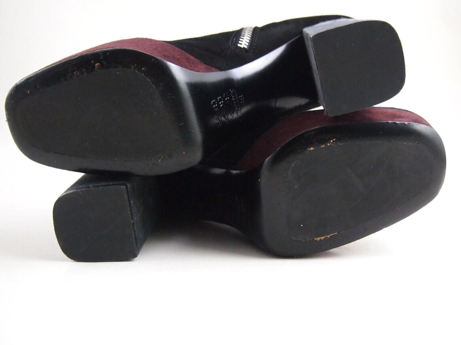 Designer Roberto Festa Platform Boots Black Suede Womens US 8 EU 38 Size US 8 / IT 38 - 6 Thumbnail