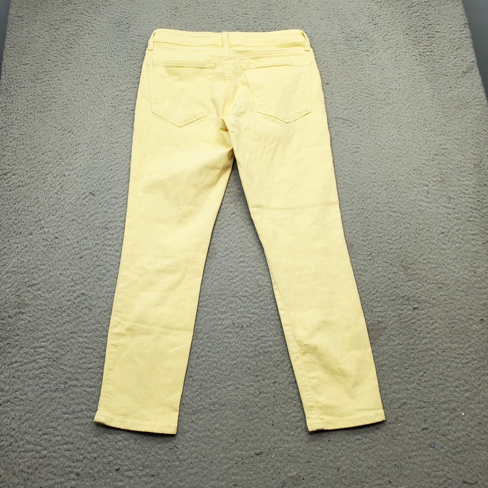 Lucky Brand Lucky Brand Crop Jeans Women Size 2/26 Yellow Denim 5-Pocket Design Straight Leg Jeans Women Size 2/26 Yellow Denim 5-Pocket Design Straight Leg Size 26" / US 2 / IT 38 - 2 Thumbnail