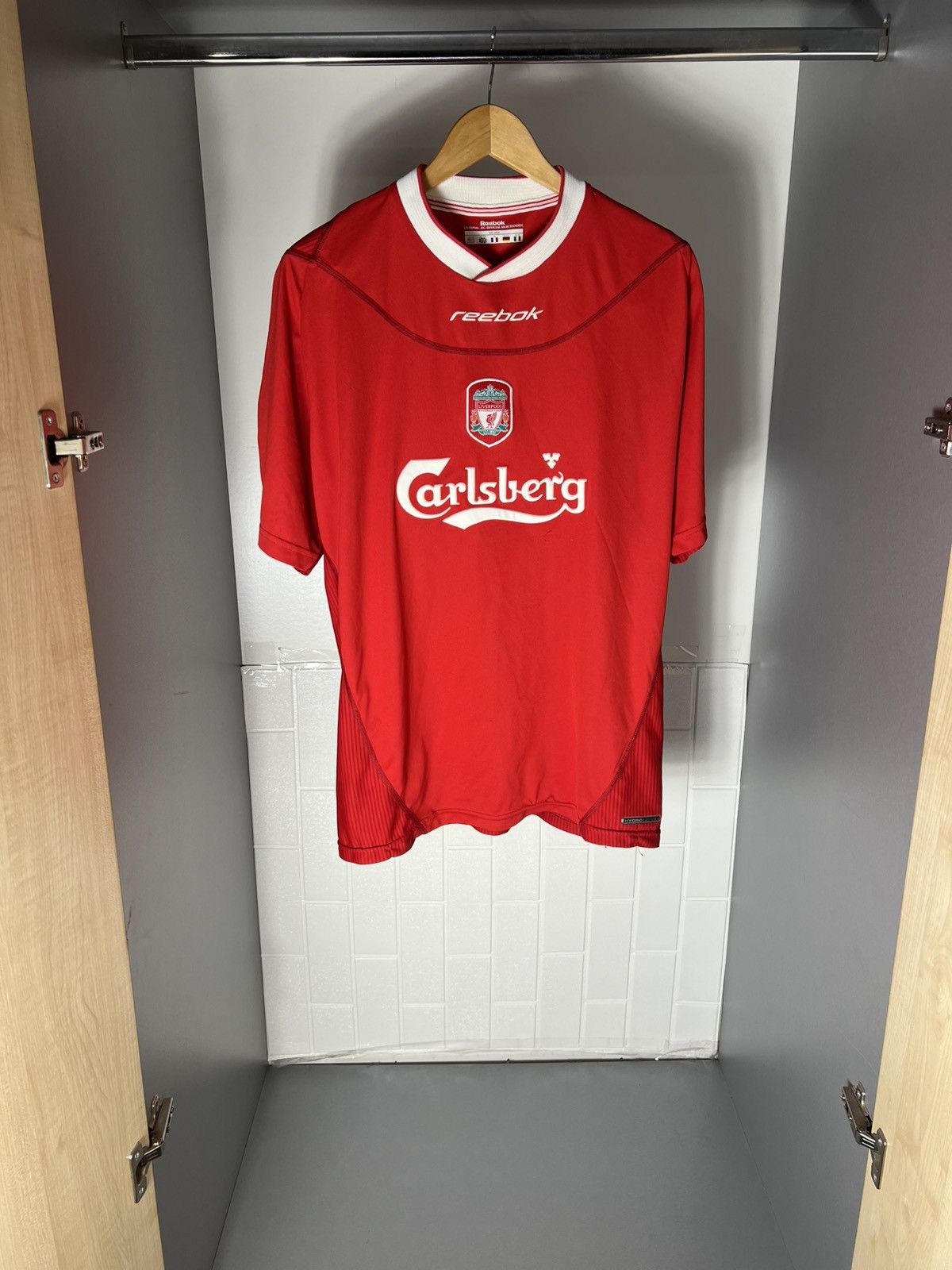 Reebok VINTAGE REEBOK FC LIVERPOOL ENGLAND SOCCER JERSEY RETRO 90s Size US XL / EU 56 / 4 - 1 Thumbnail