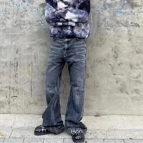 Japanese Brand × Jean Y2K Straight Vintage Distressed Washed Baggy Jean Size US 32 / EU 48 - 1 Thumbnail